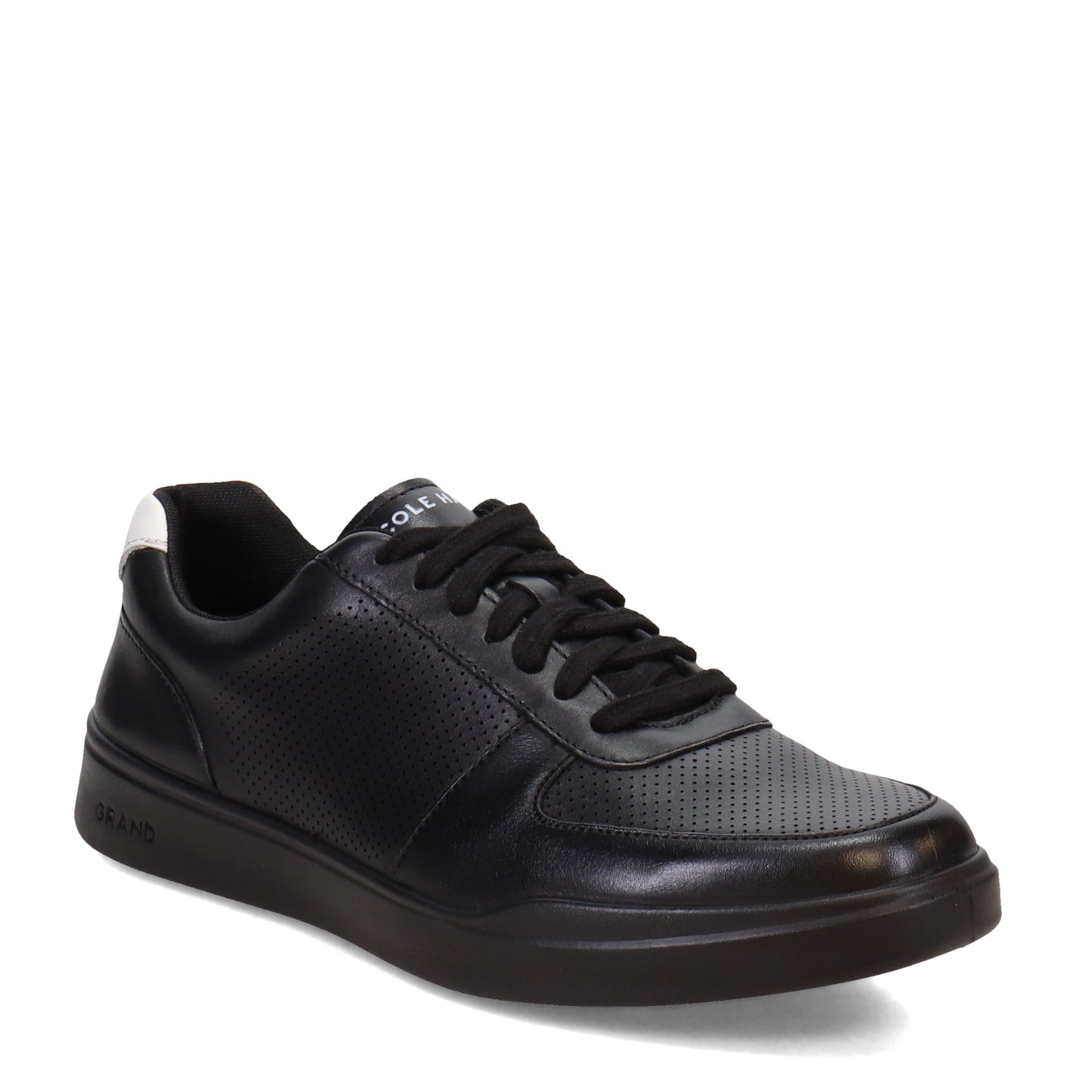 Peltz Shoes Men's Cole Haan Grand Crosscourt Modern Perf Sneaker BLACK-BLK C33989