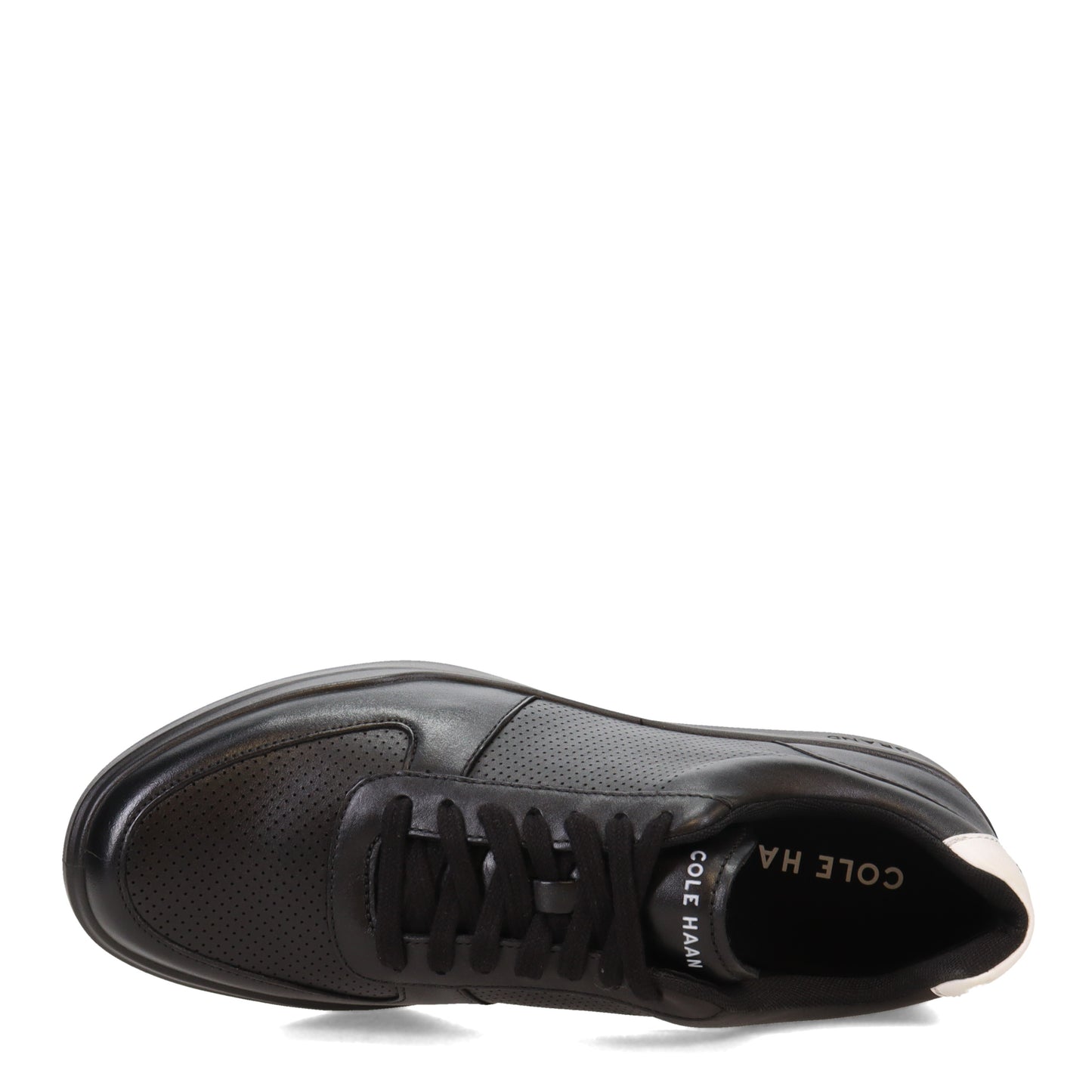 Peltz Shoes Men's Cole Haan Grand Crosscourt Modern Perf Sneaker BLACK-BLK C33989
