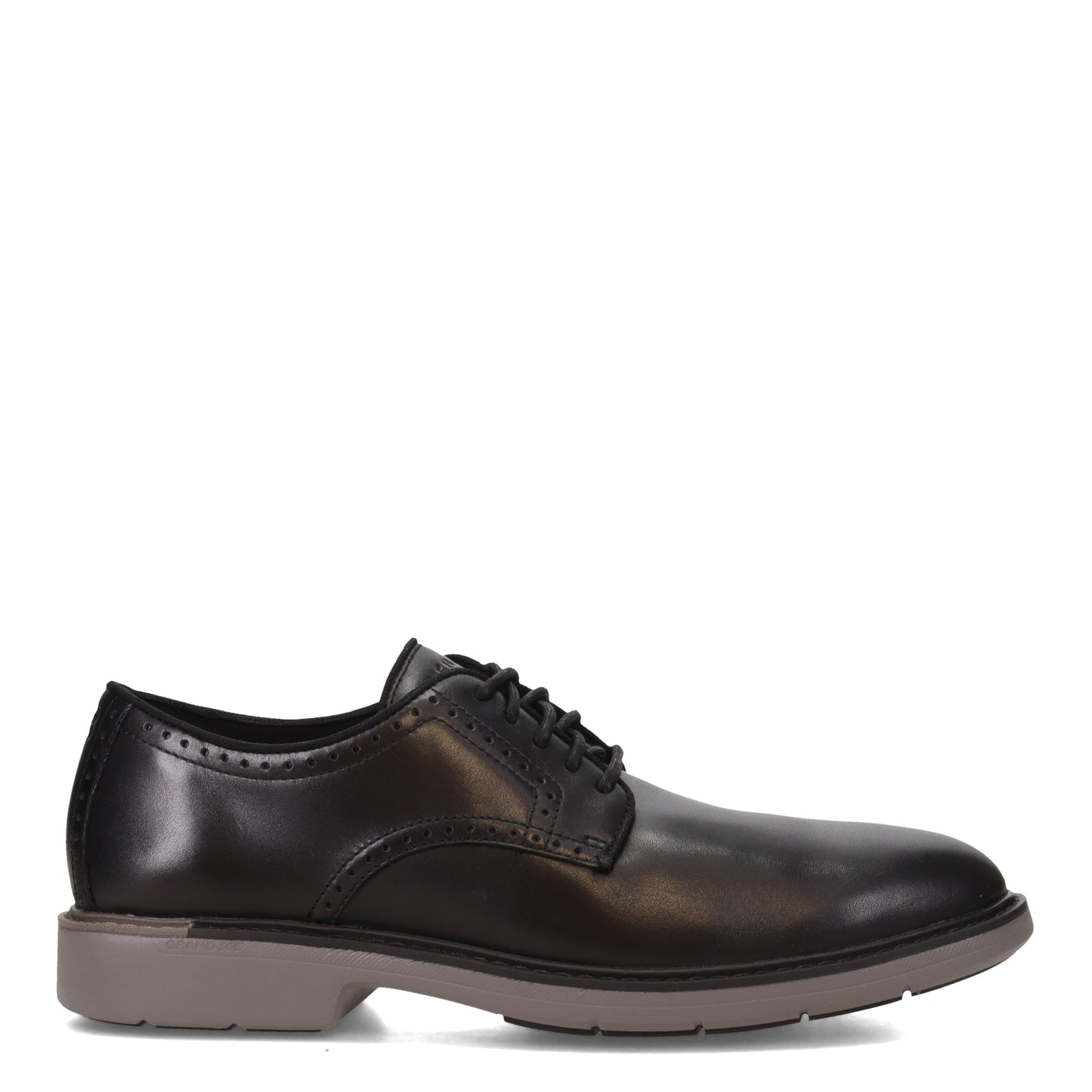 Peltz Shoes Men's Cole Haan Go-To Plain Toe Oxford BLACK GRAY C34123