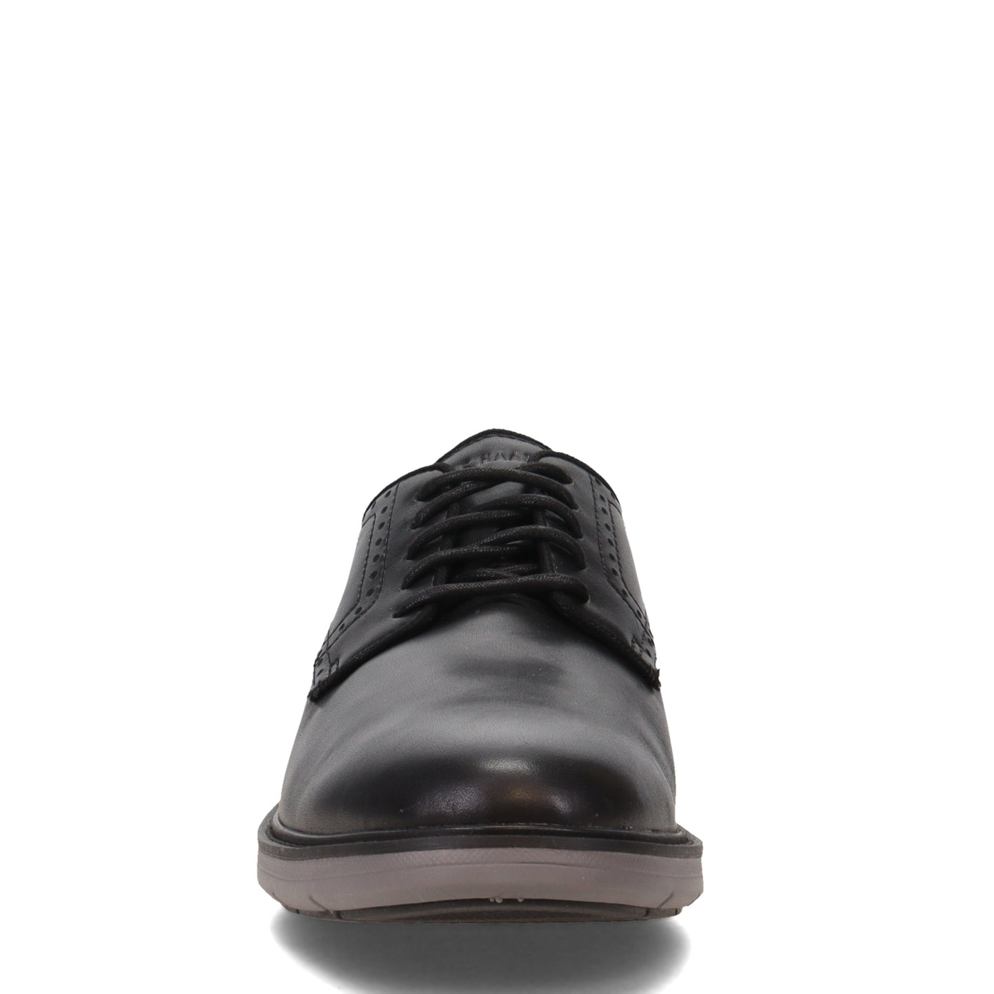 Peltz Shoes Men's Cole Haan Go-To Plain Toe Oxford BLACK GRAY C34123