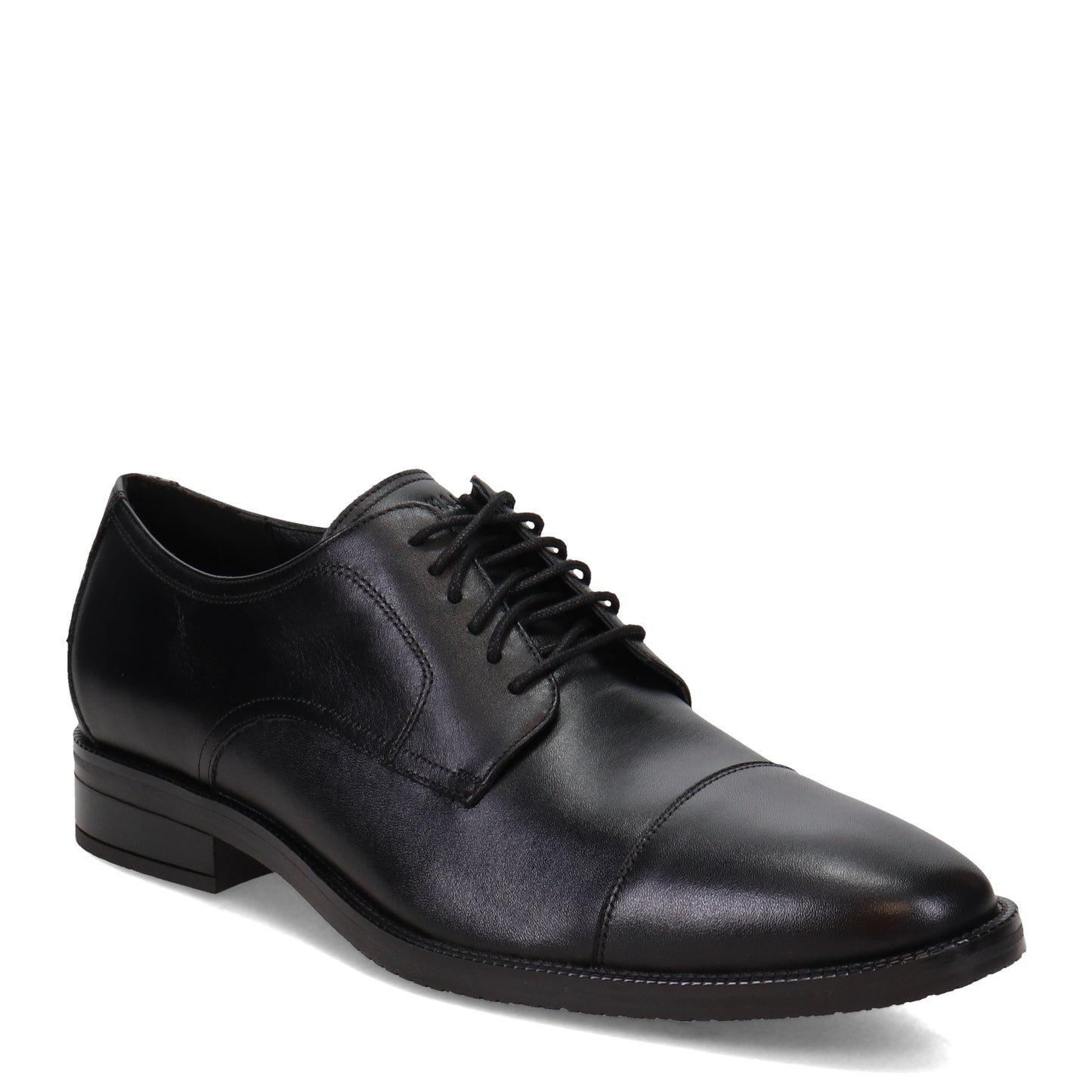 Peltz Shoes Men's Cole Haan Modern Essential Cap Toe Oxford BLACK WATERPROOF C34136