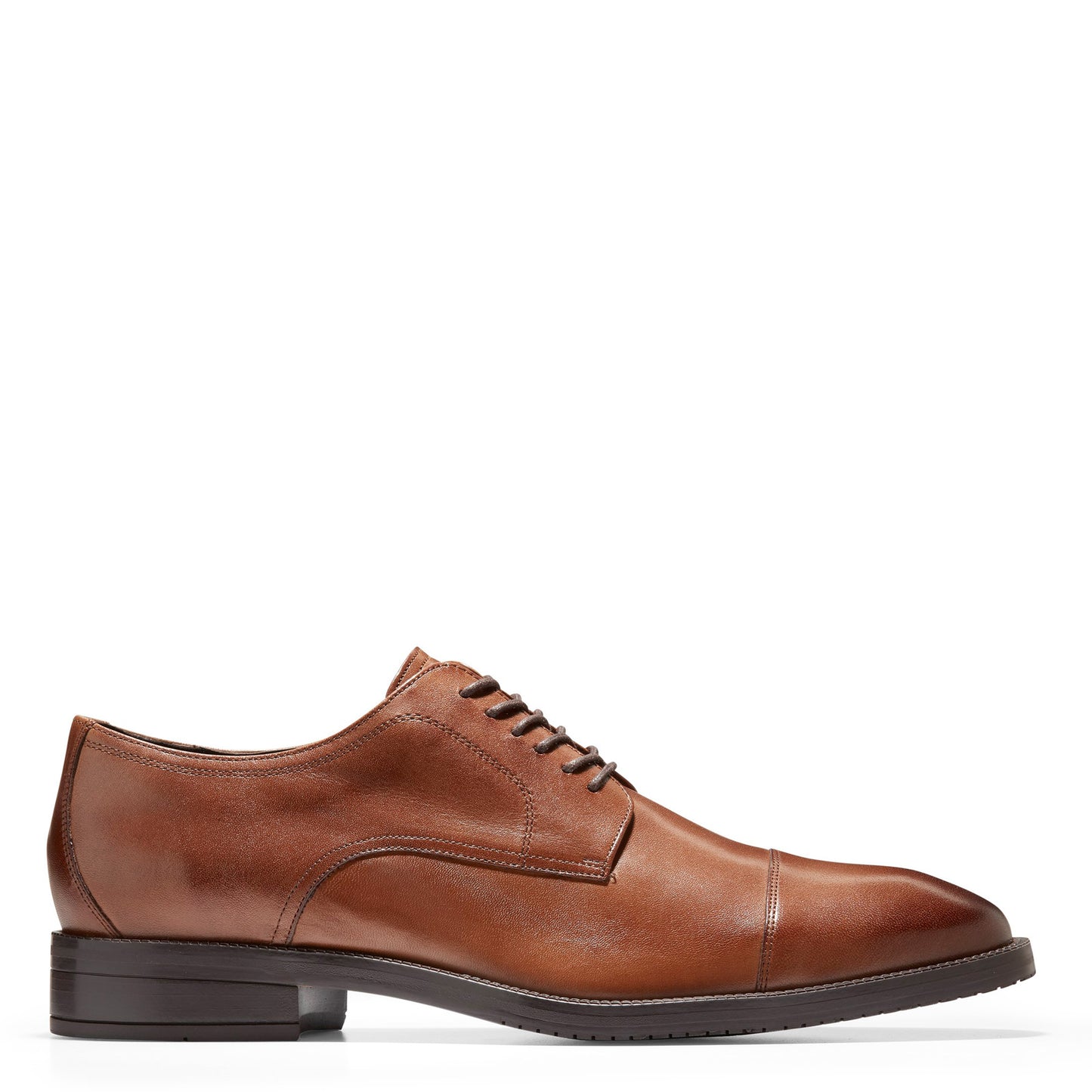 Peltz Shoes Men's Cole Haan Modern Essential Cap Toe Oxford BRITISH TAN C34138