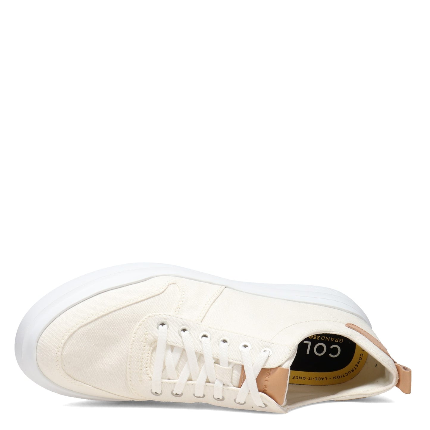 Peltz Shoes Men's Cole Haan Grandpro Rally Sneaker IVORY C34713