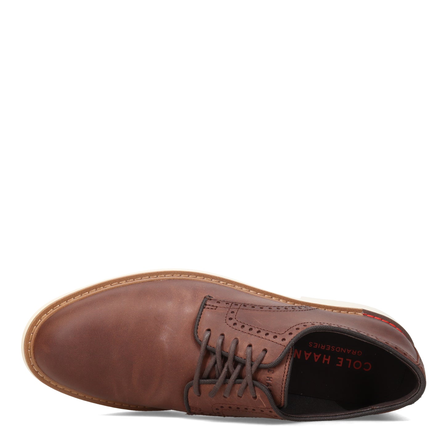 Peltz Shoes Men's Cole Haan Go-To Plain Toe Oxford COFFEE C35083