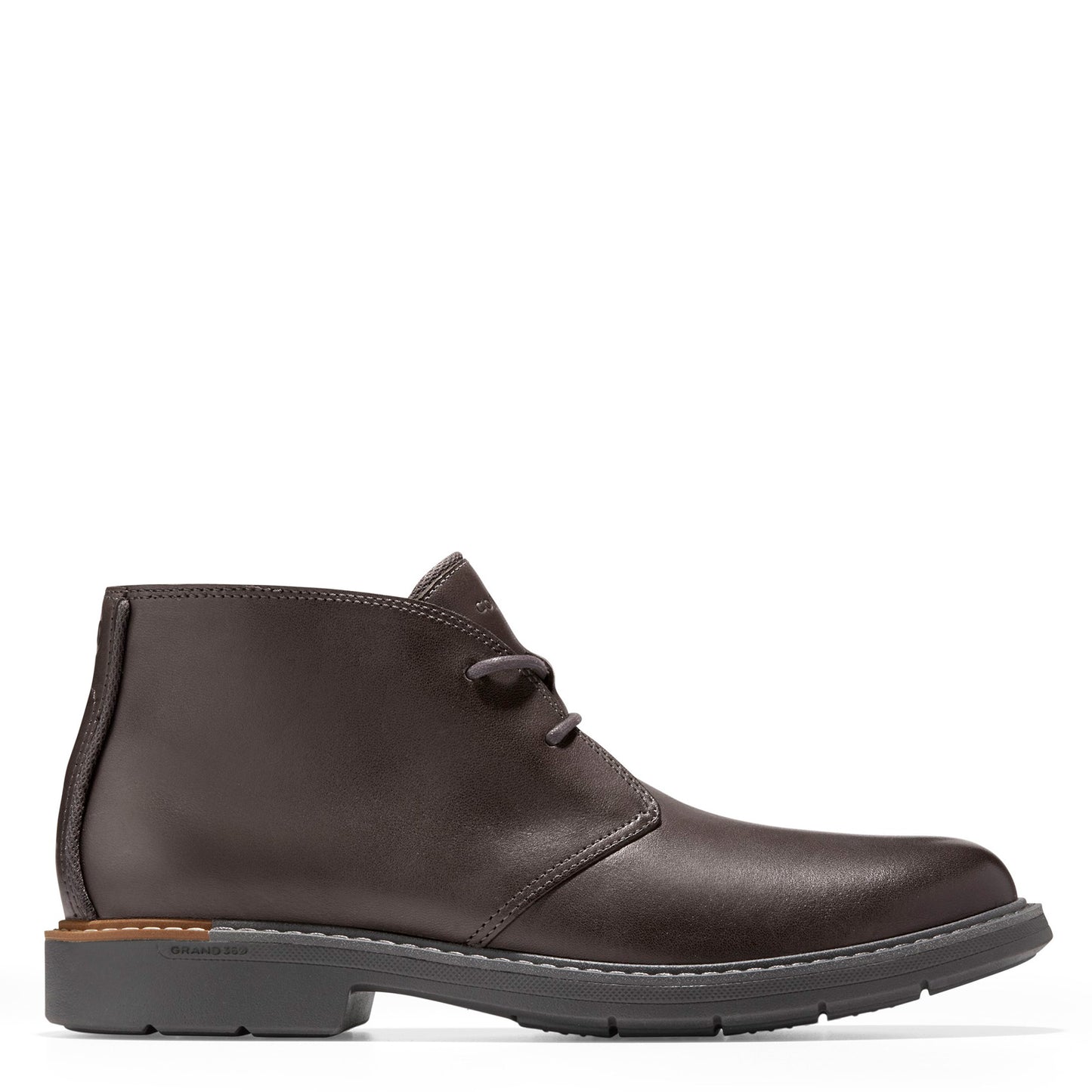 Peltz Shoes Men's Cole Haan Go-To Chukka Boot DARK BROWN C36529