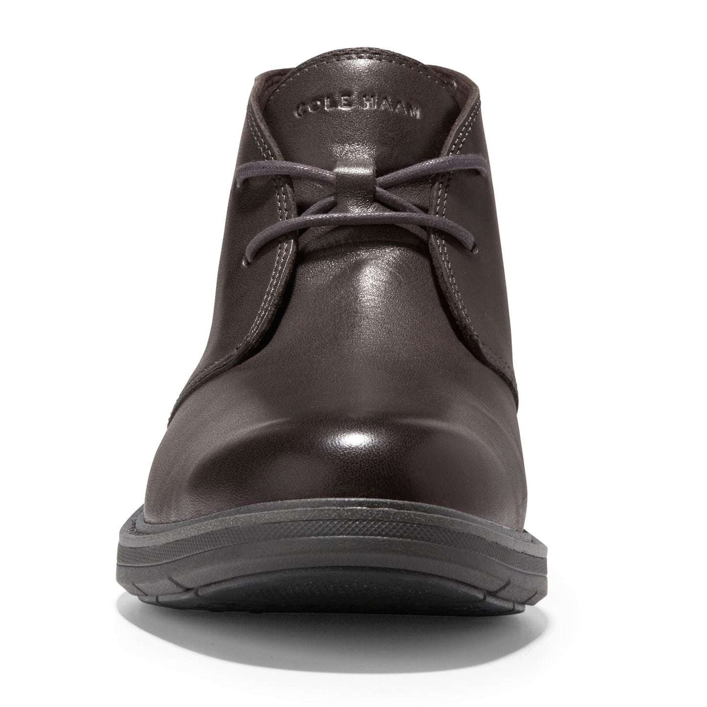 Peltz Shoes Men's Cole Haan Go-To Chukka Boot DARK BROWN C36529