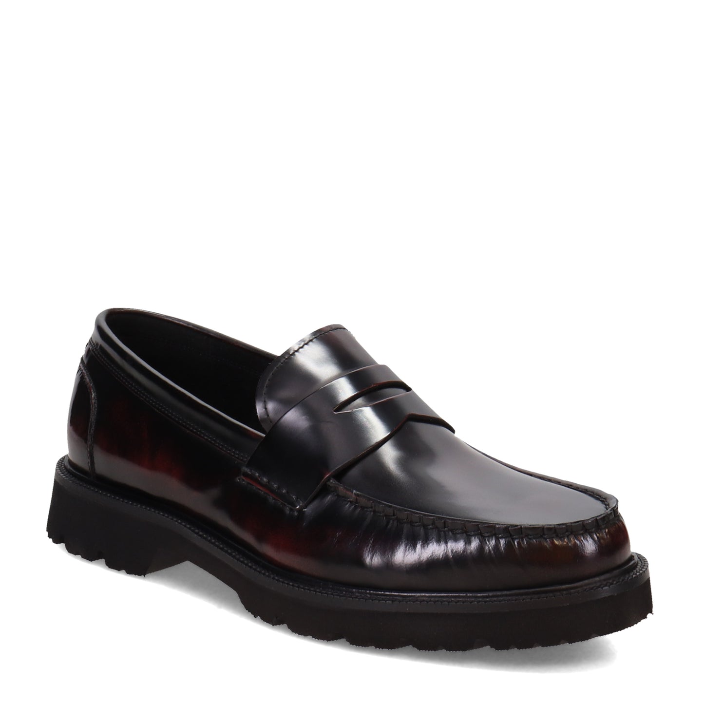 Peltz Shoes Men's Cole Haan American Classics Penny Loafer BURGUNDY C36537