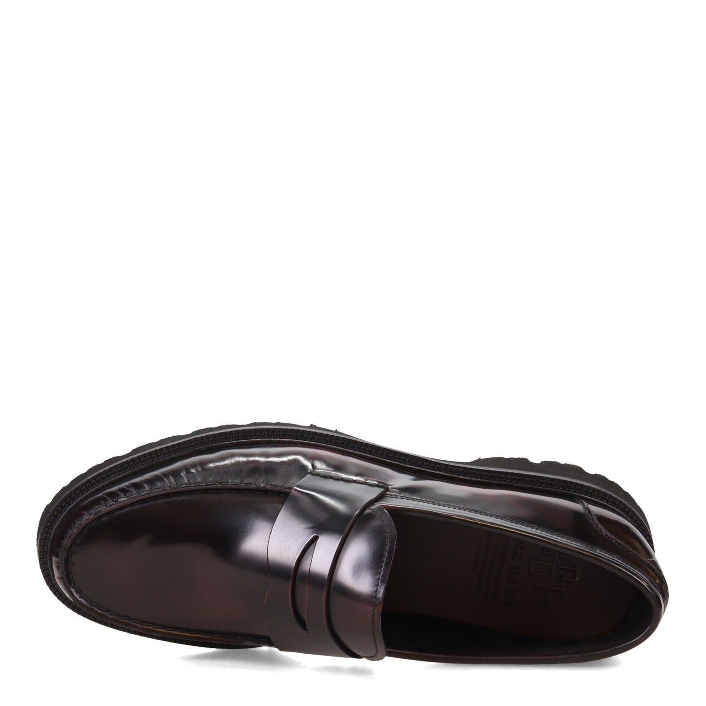 Peltz Shoes Men's Cole Haan American Classics Penny Loafer BURGUNDY C36537