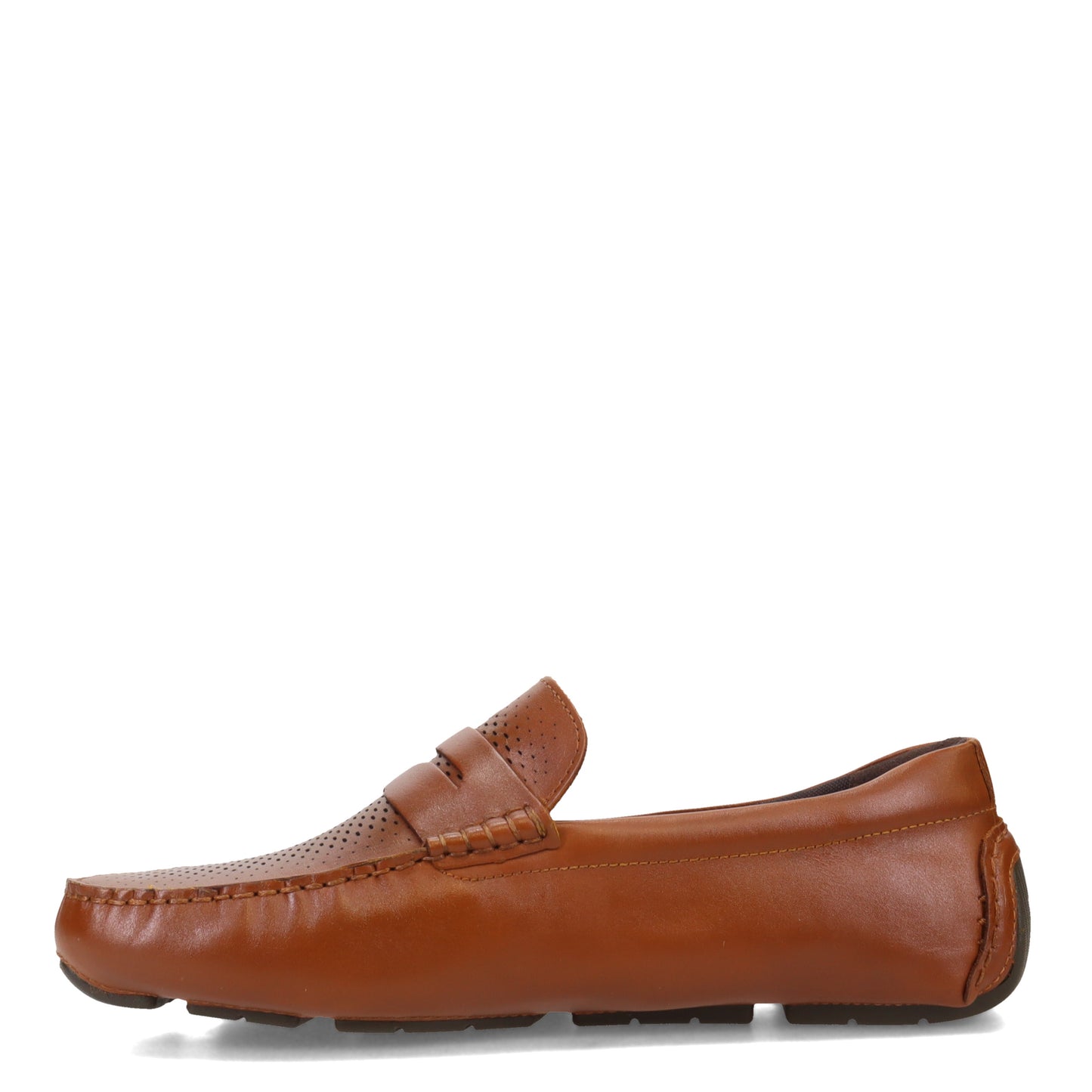 Peltz Shoes Men's Cole Haan Grand Laser Penny Driver Slip-On British Tan C36653