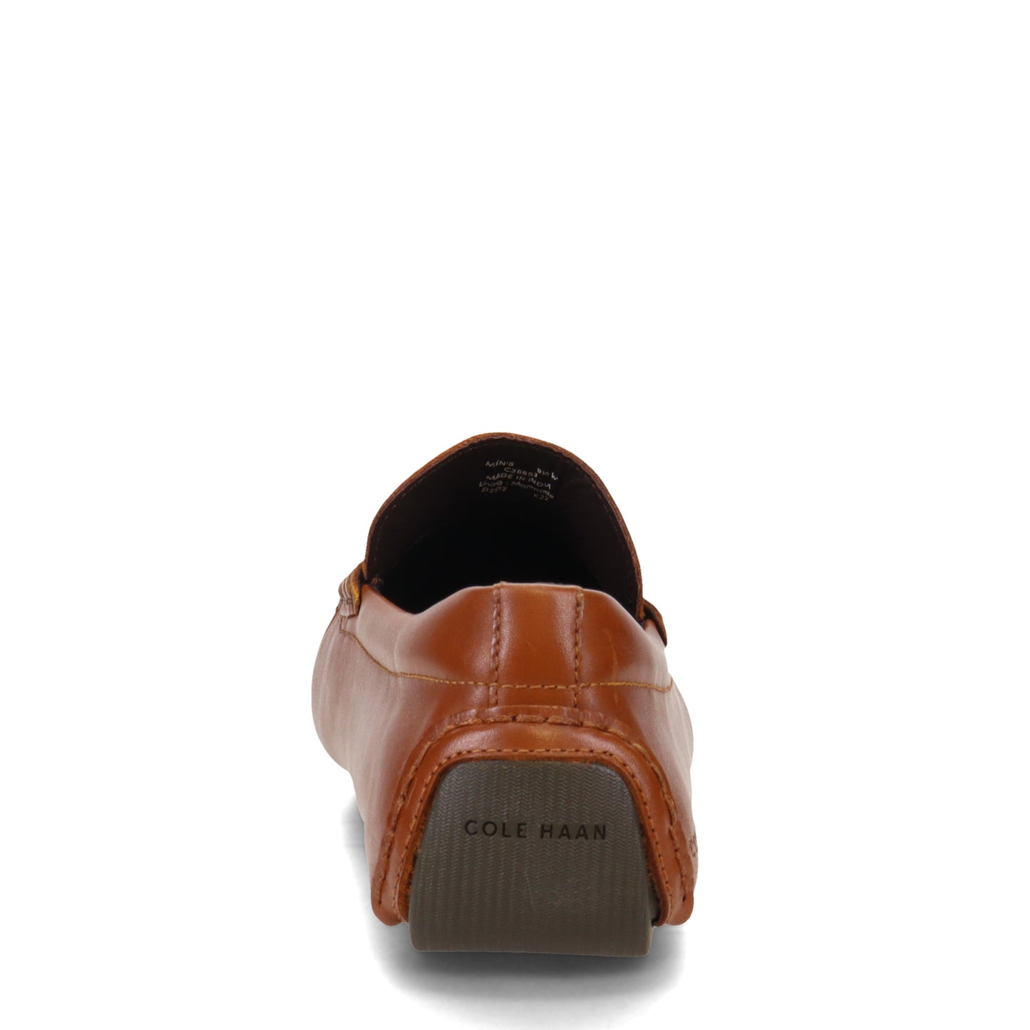 Peltz Shoes Men's Cole Haan Grand Laser Penny Driver Slip-On British Tan C36653