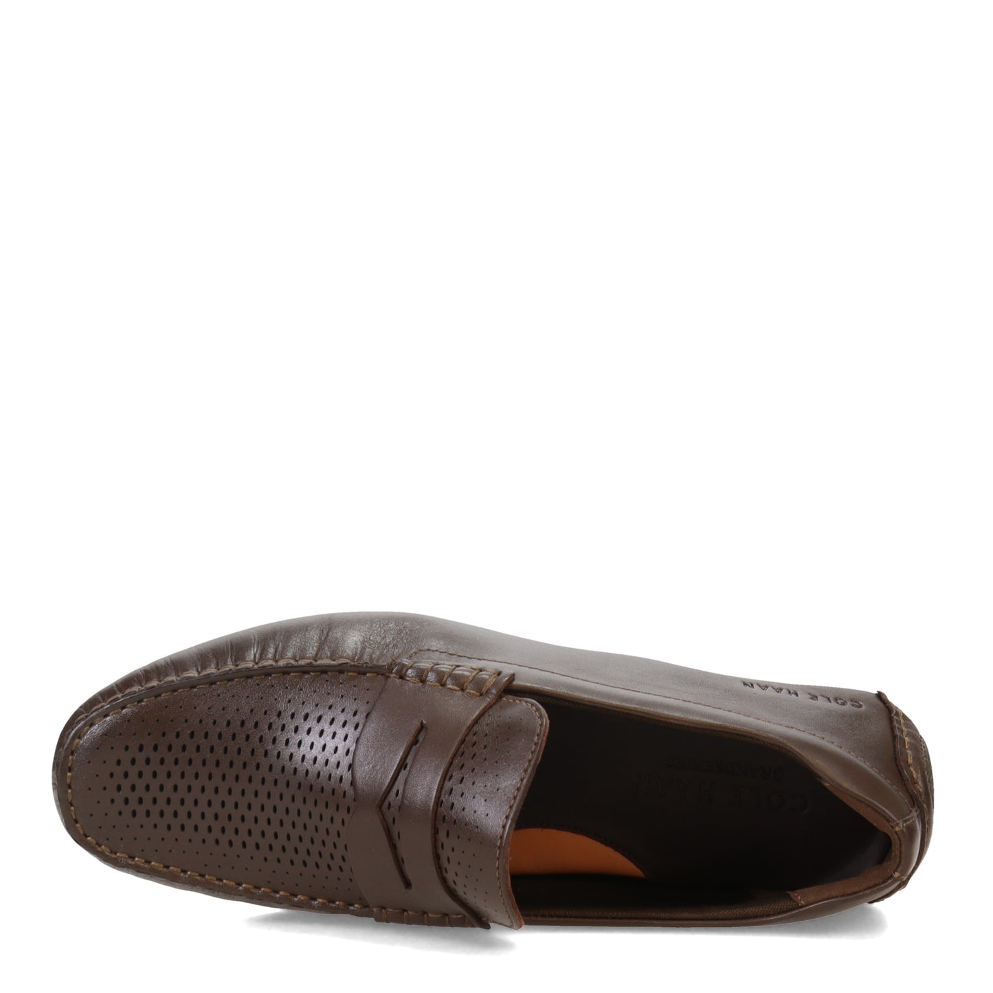 Peltz Shoes Men's Cole Haan Grand Laser Penny Driver Slip-On Truffle C37214