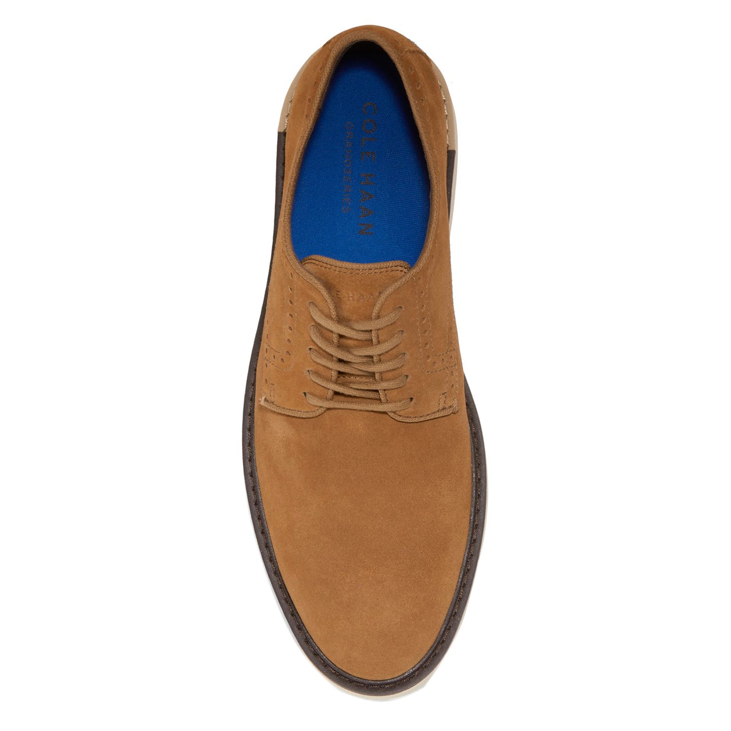 Peltz Shoes Men's Cole Haan Go-To Plain Toe Oxford Toffee C37685