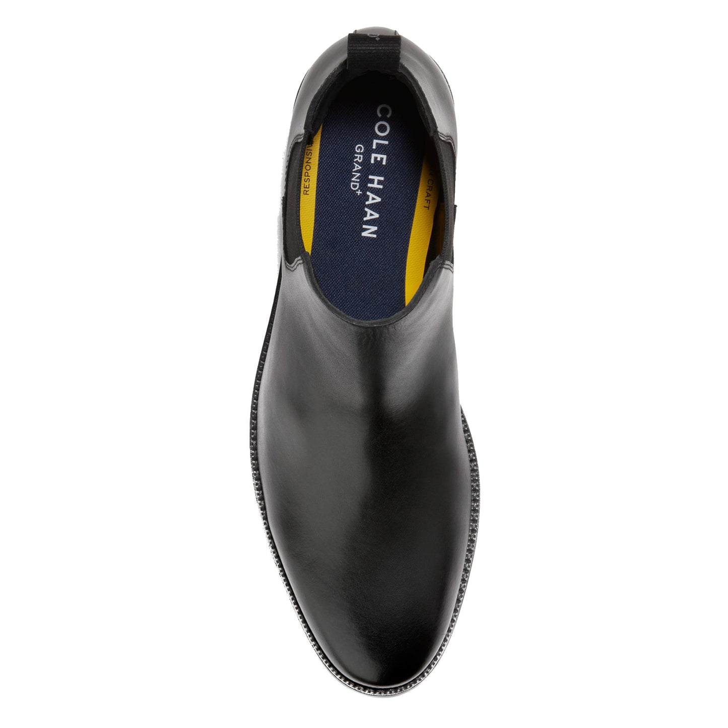 Peltz Shoes Men's Cole Haan Grand+ Dress Chelsea Boot Black C37858