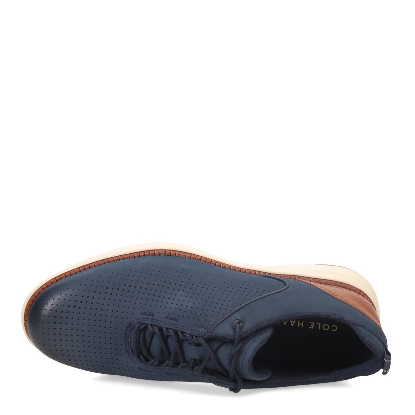Peltz Shoes Men's Cole Haan Grand Atlantic TXT Sneaker Navy C38306 COH