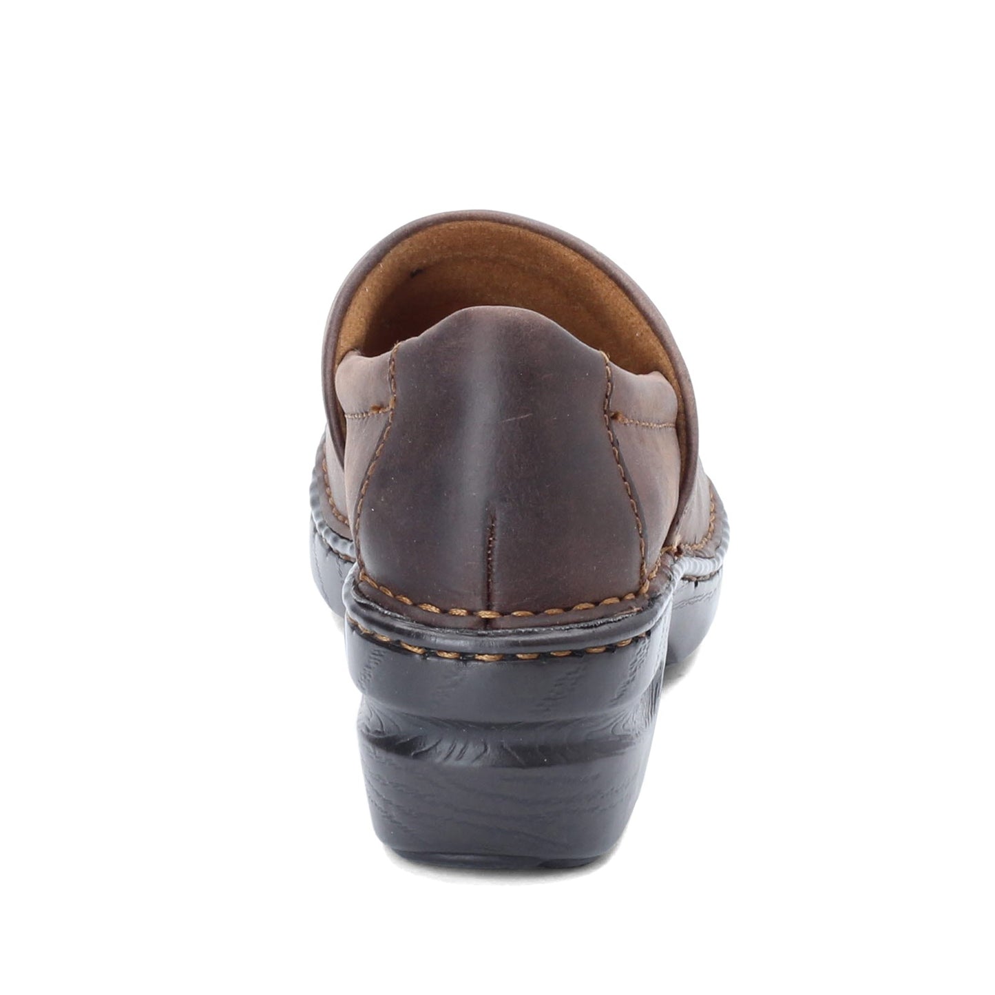 Peltz Shoes Women's b.o.c Peggy Clog BROWN OILED C45723