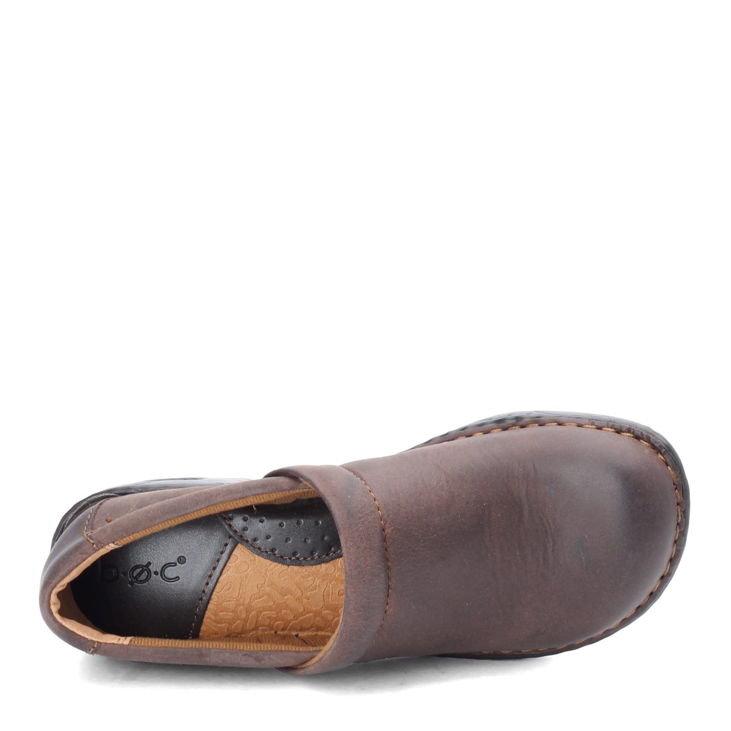 Peltz Shoes Women's b.o.c Peggy Clog BROWN OILED C45723