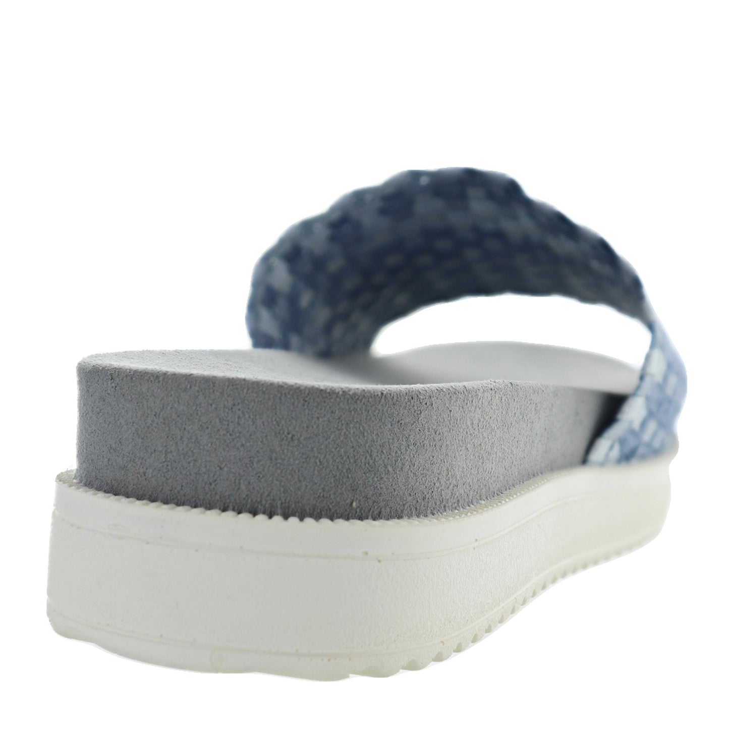 Peltz Shoes Women's Bernie Mev Capri Sandal CLOUD SHIMMER CAPRI CLD SHIM