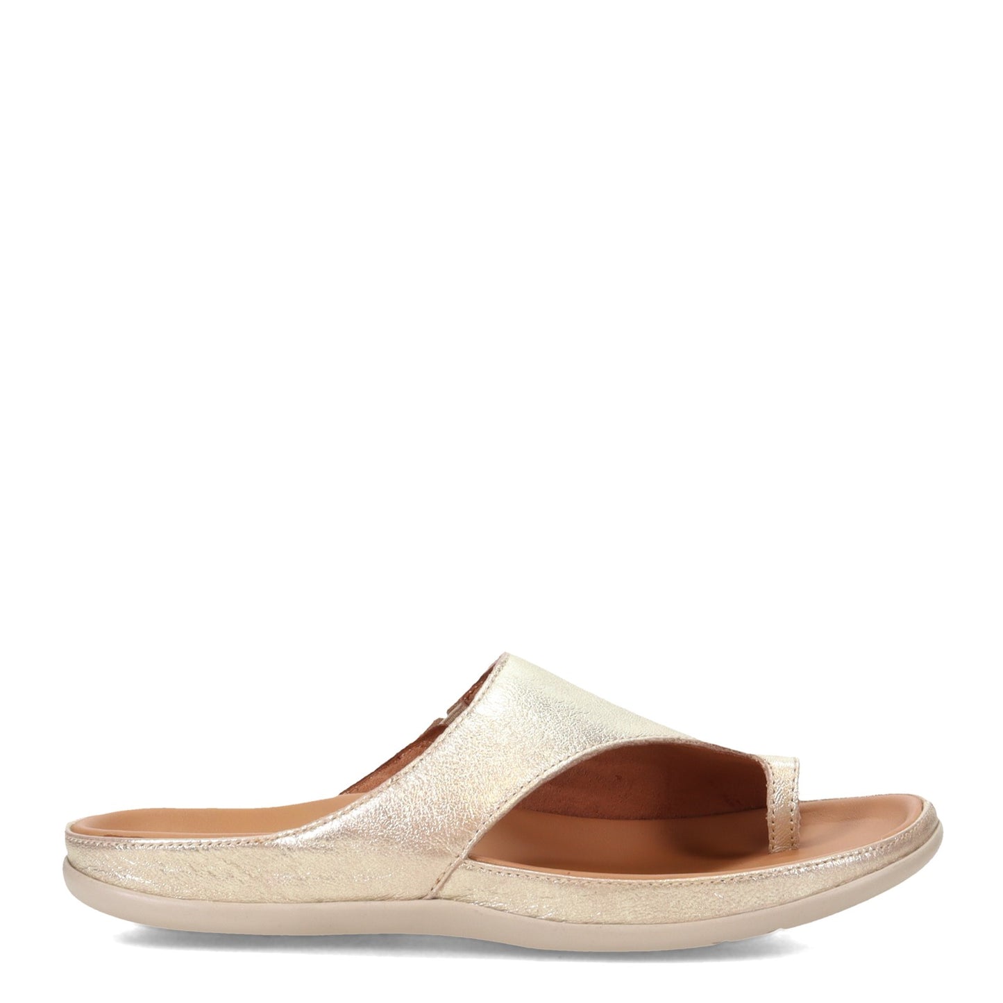 Peltz Shoes Women's Strive Capri Sandal GOLD CAPRI-GOLD MET