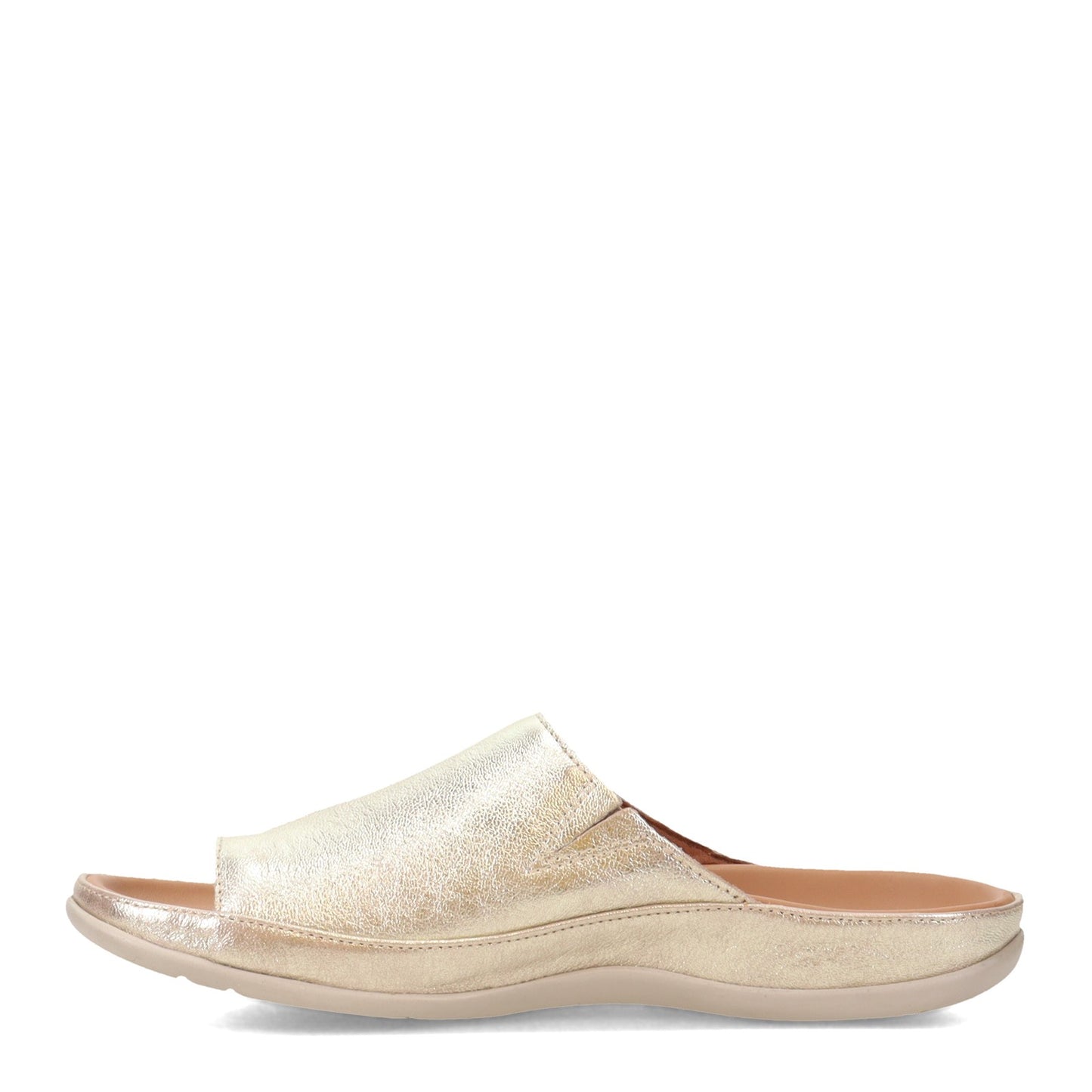 Peltz Shoes Women's Strive Capri Sandal GOLD CAPRI-GOLD MET