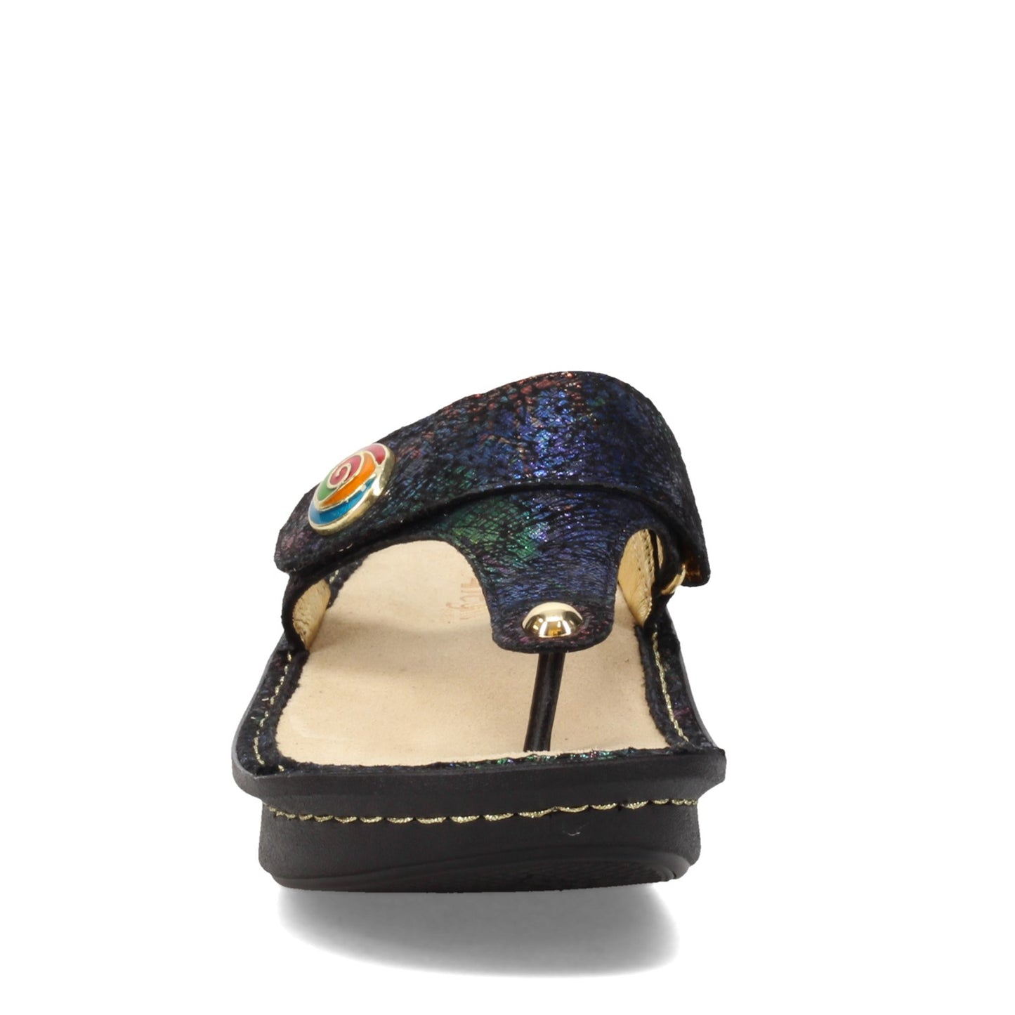 Peltz Shoes Women's Alegria Carina Sandal BLACK CAR-7522