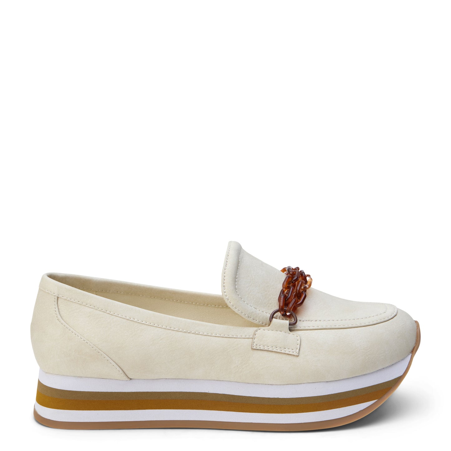 Peltz Shoes Women's Coconuts by Matisse Carleen Loafer IVORY CARLEEN IVORY