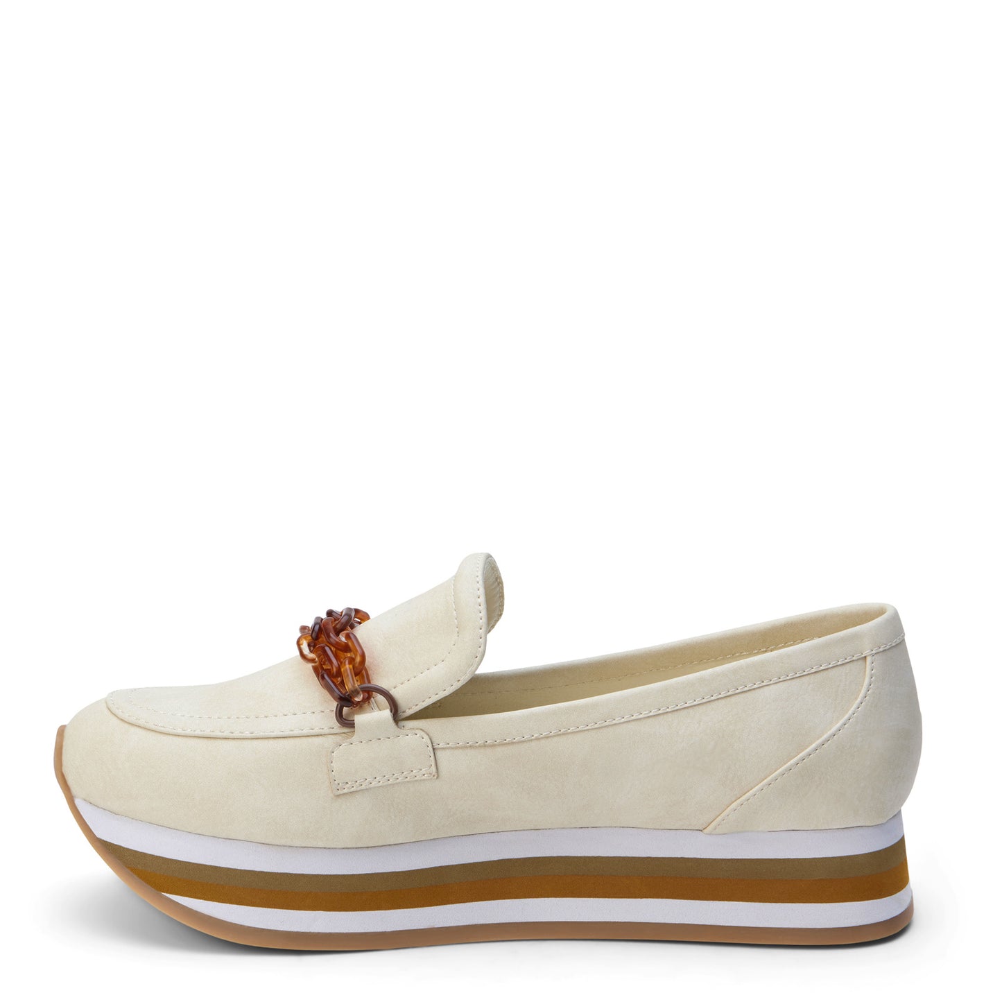 Peltz Shoes Women's Coconuts by Matisse Carleen Loafer IVORY CARLEEN IVORY