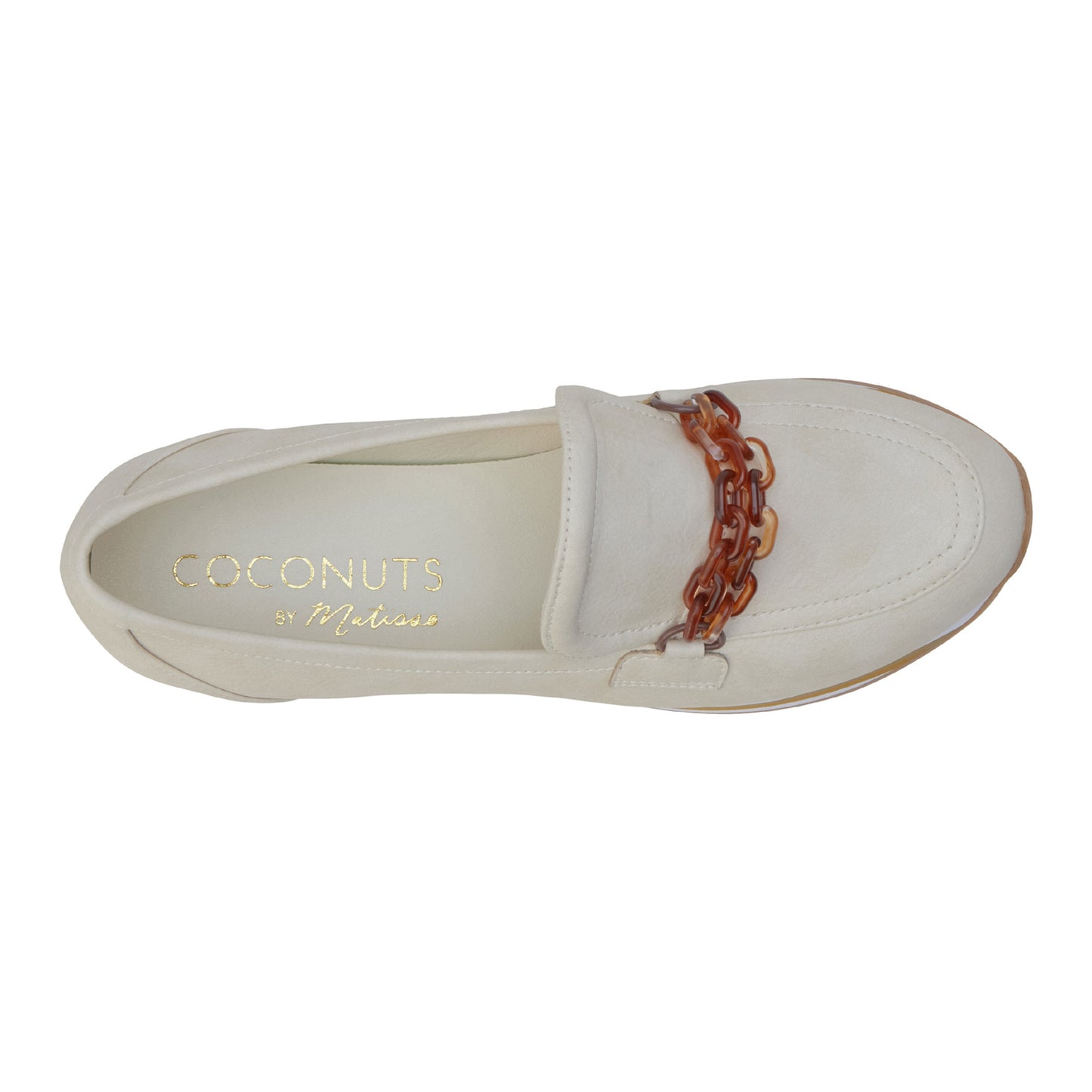 Peltz Shoes Women's Coconuts by Matisse Carleen Loafer IVORY CARLEEN IVORY