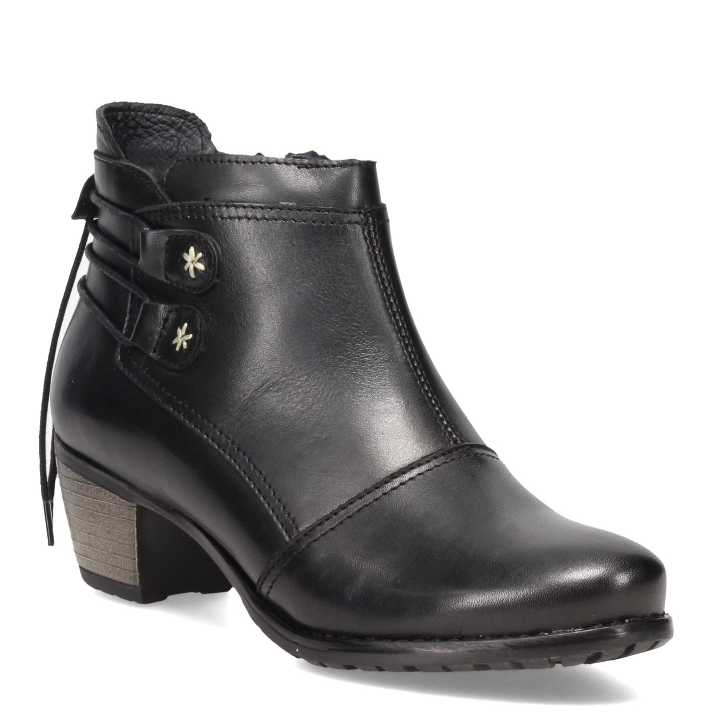 Peltz Shoes Women's Eric Michael Casey Boot BLACK CASEY-BLACK