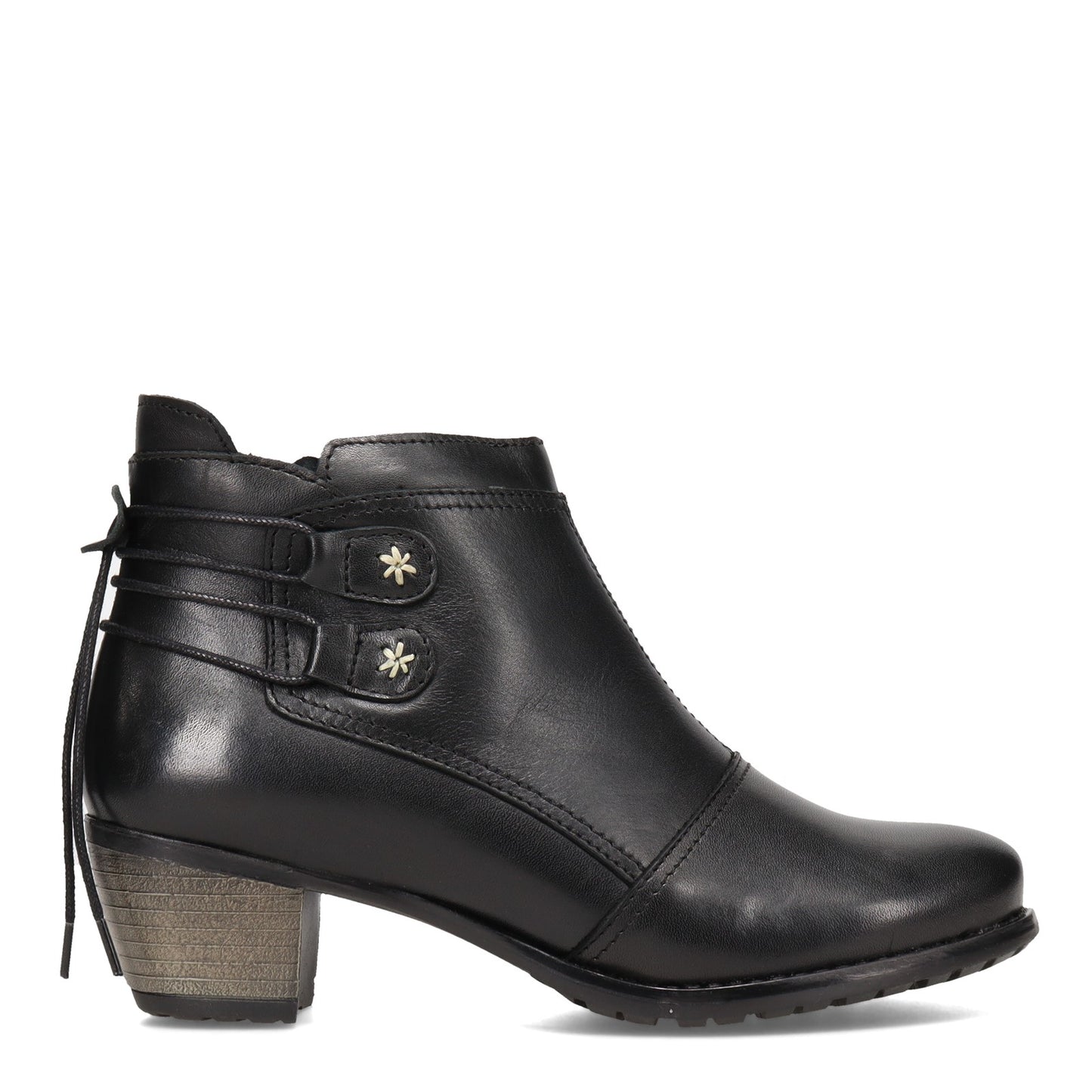 Peltz Shoes Women's Eric Michael Casey Boot BLACK CASEY-BLACK