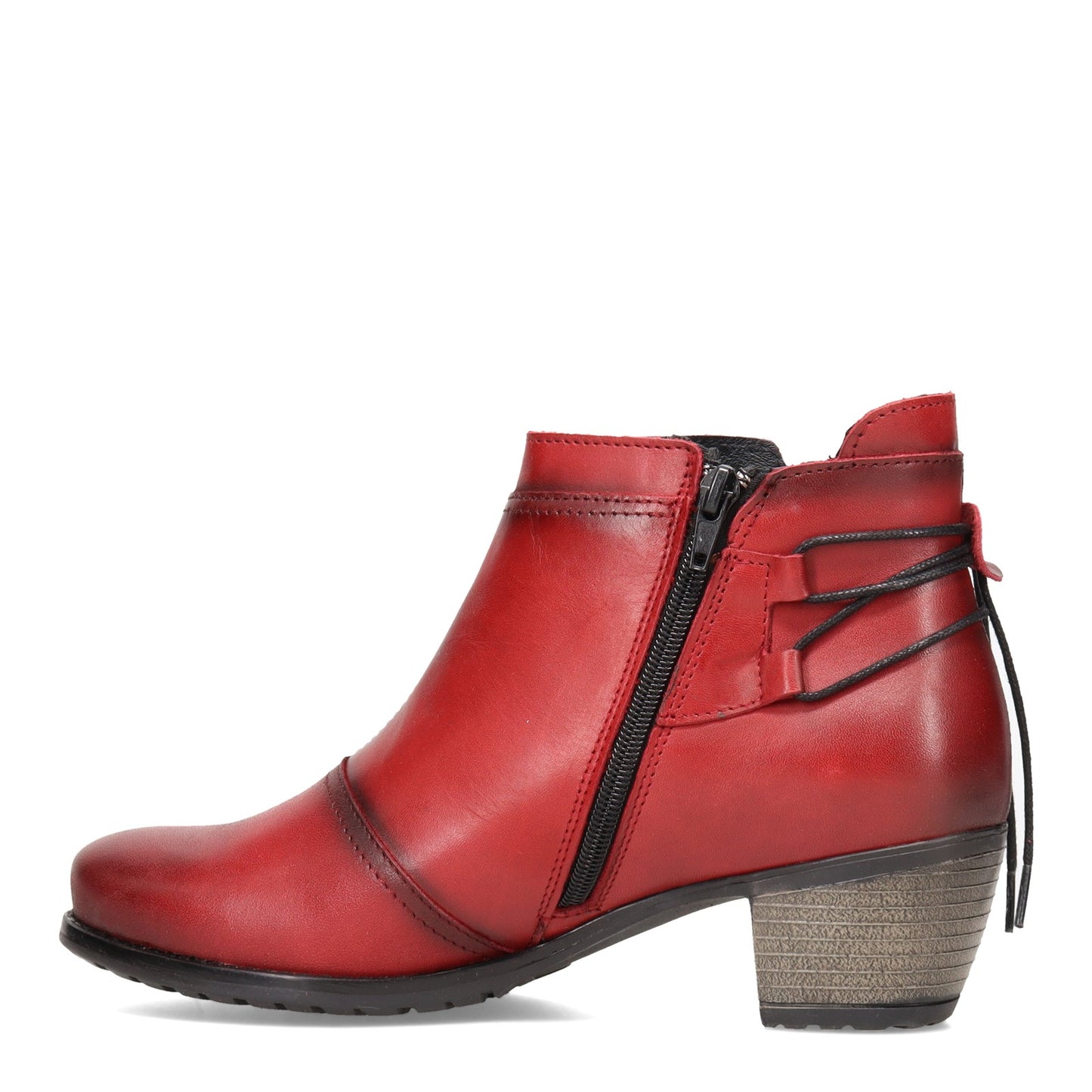Peltz Shoes Women's Eric Michael Casey Boot RED CASEY-RED