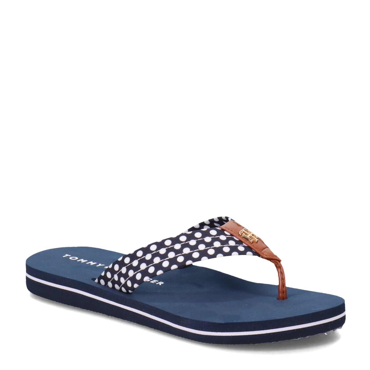 Peltz Shoes Women's Tommy Hilfiger Cazax Sandal NAVY CAZAX-DBL01