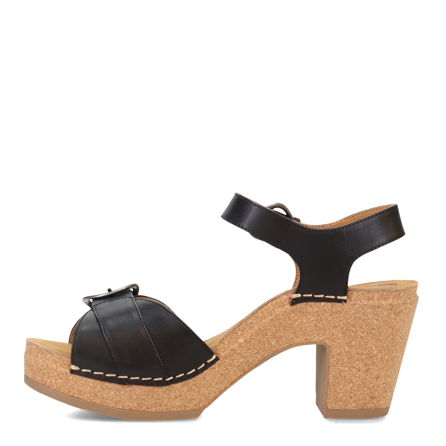 Peltz Shoes Women's Aetrex Tory Sandal BLACK CC500