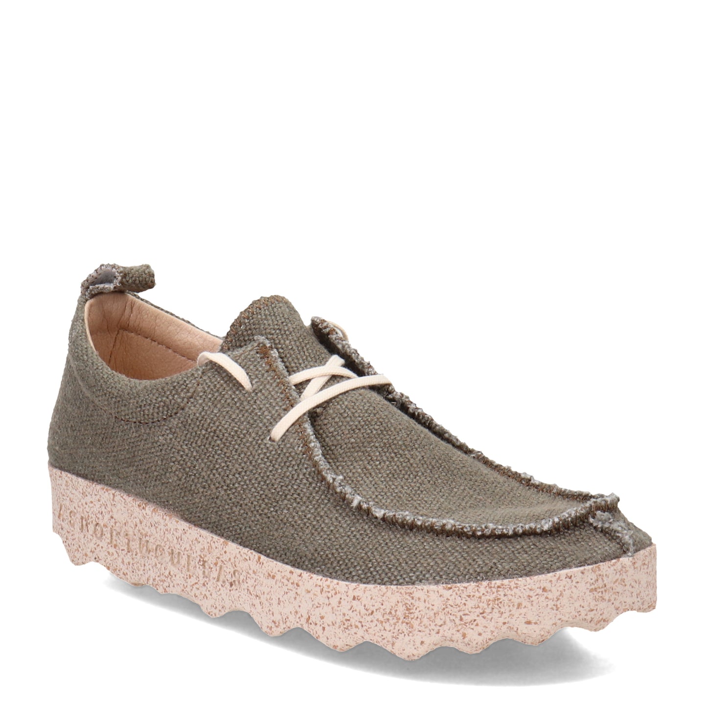 Peltz Shoes Women's Asportuguesas Chat Lace-Up MILITARY GREEN CHAT-014