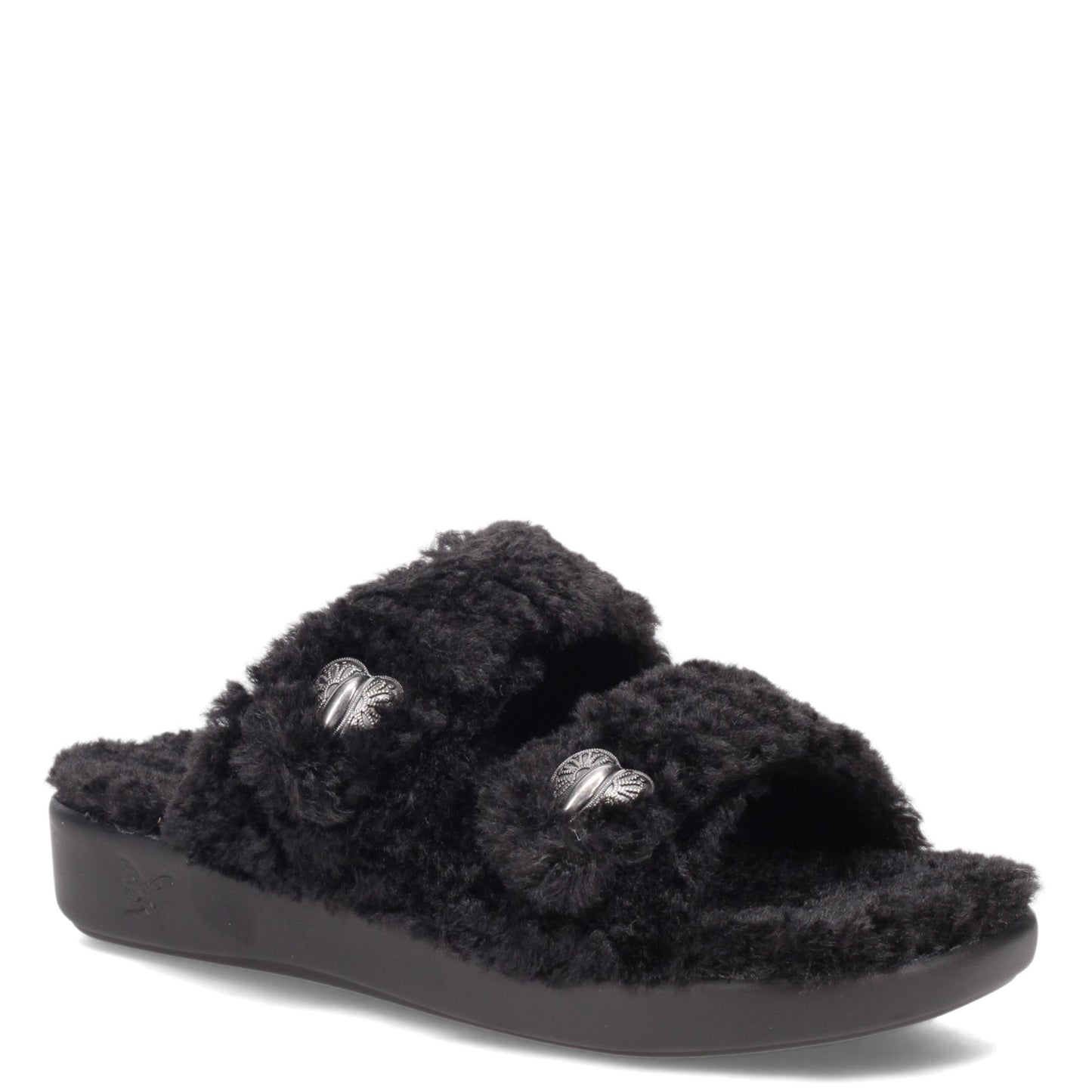 Peltz Shoes Women's Alegria Chillery Slide Onyx CHI-7649