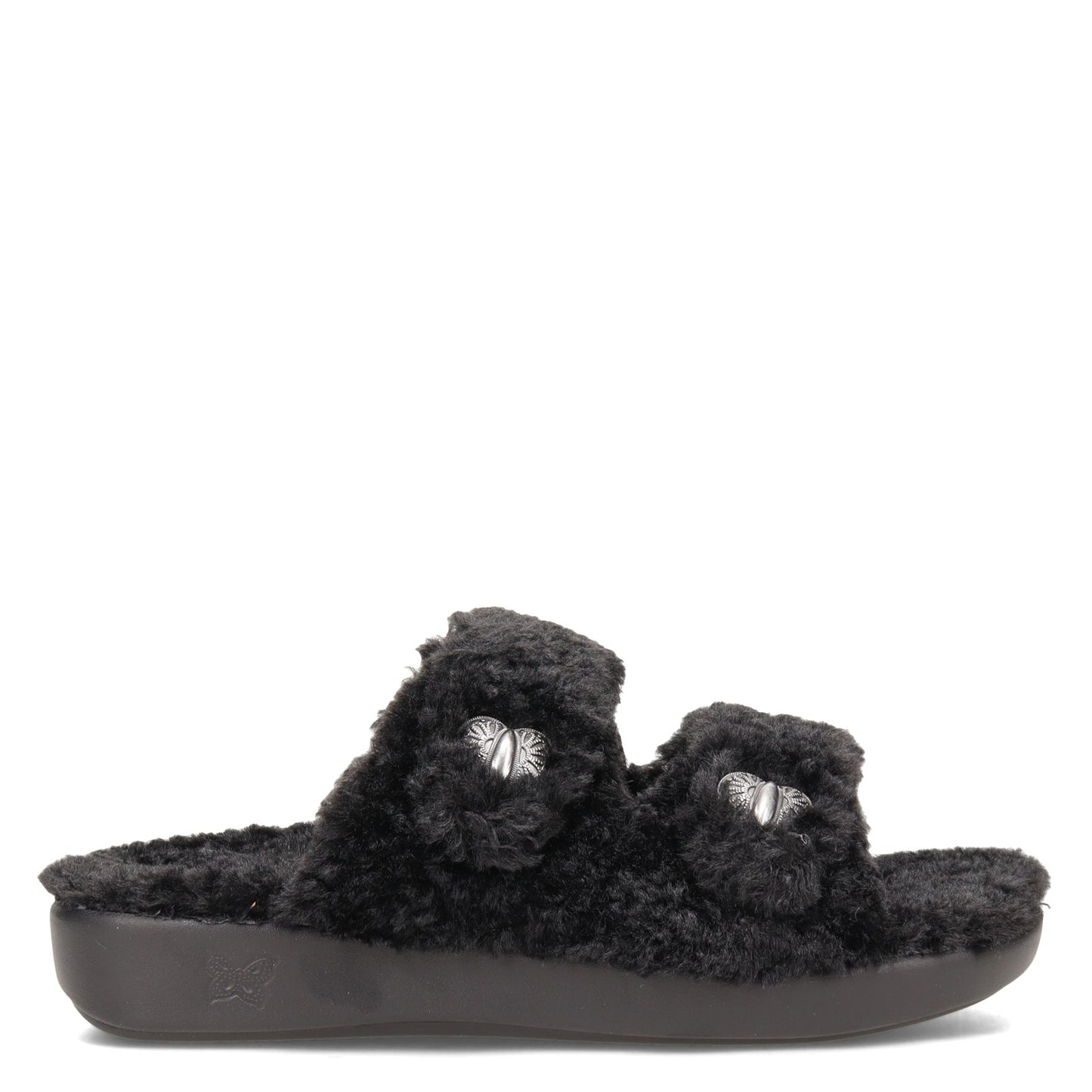 Peltz Shoes Women's Alegria Chillery Slide Onyx CHI-7649