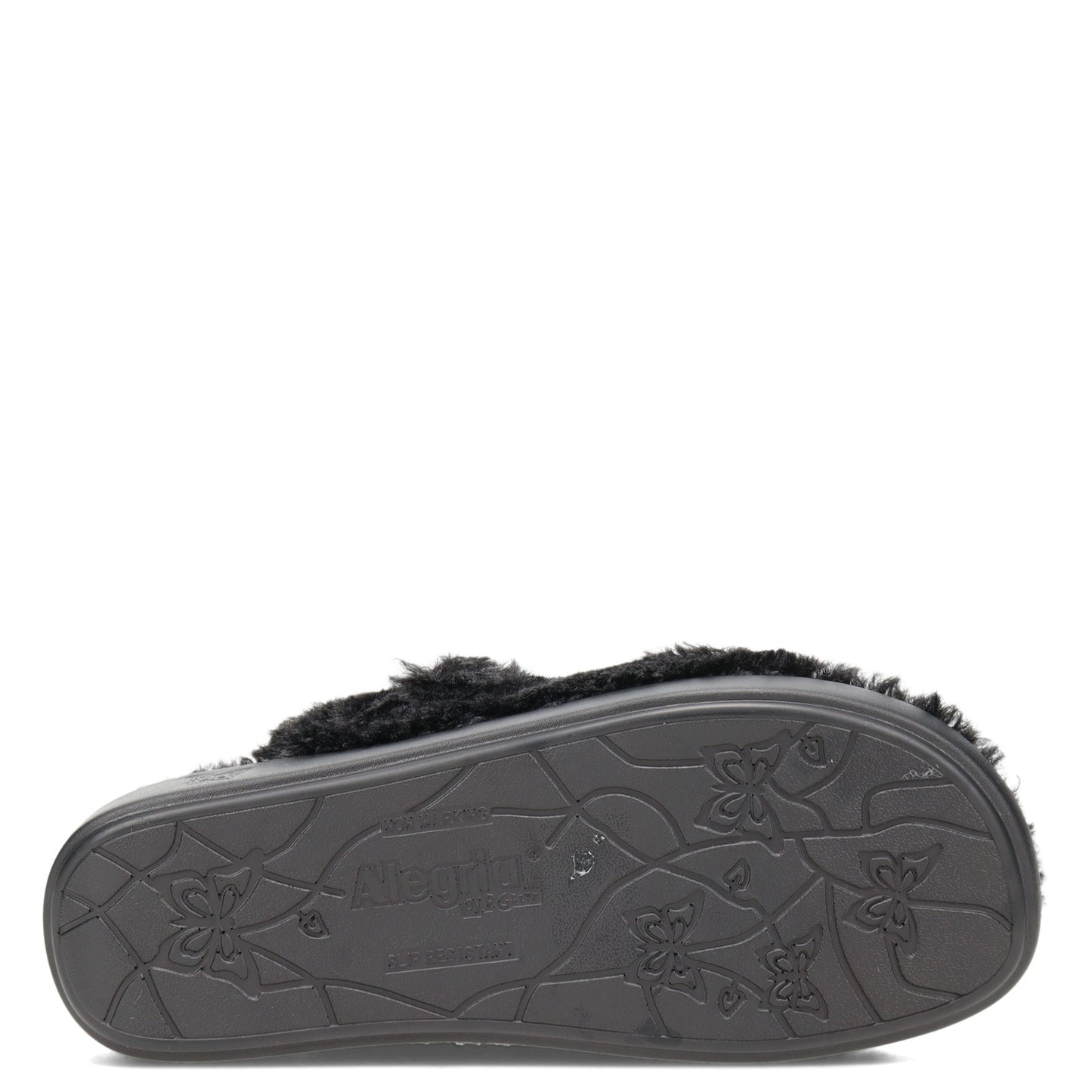 Peltz Shoes Women's Alegria Chillery Slide Onyx CHI-7649