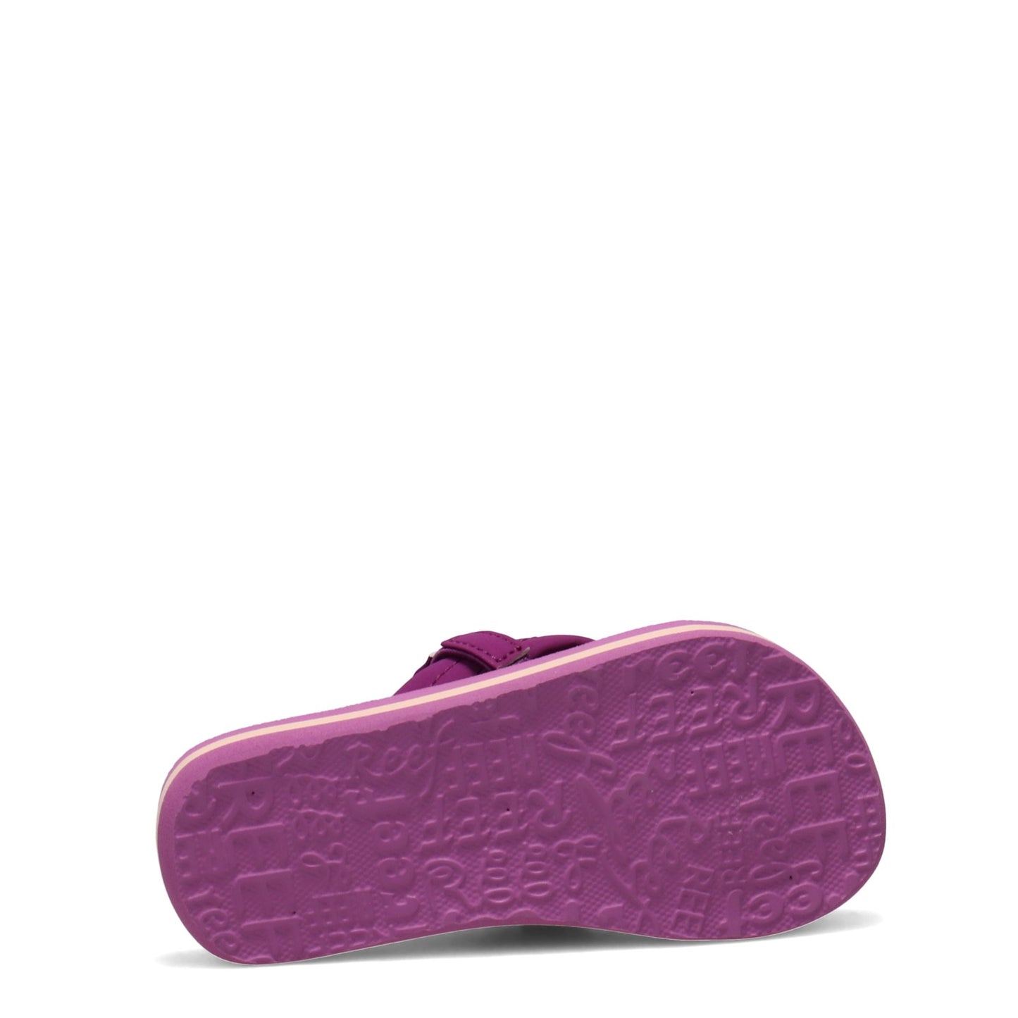 Peltz Shoes Girl's Reef Little Ahi Sandal - Toddler & Little Kid Purple Rainbow CI4062