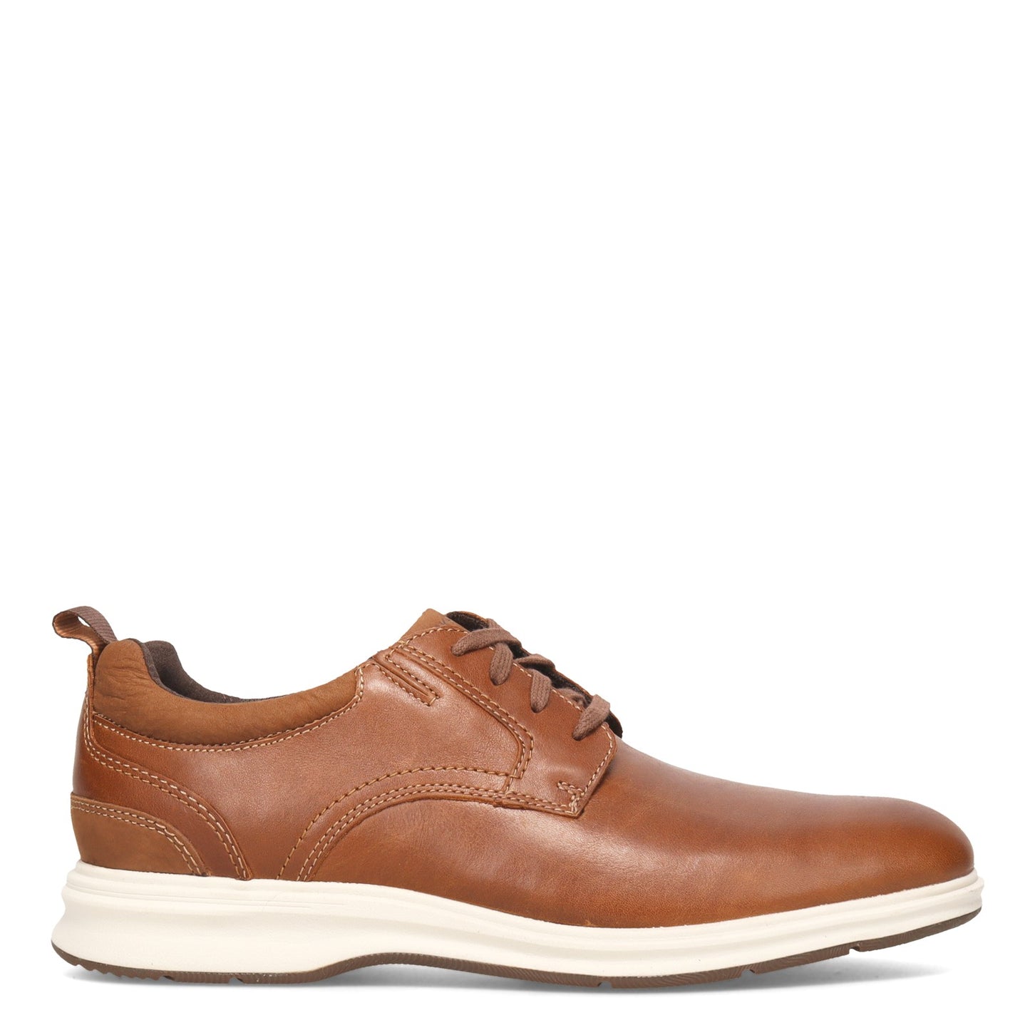 Peltz Shoes Men's Rockport Total Motion City Plain Toe Oxford TAN CI5638