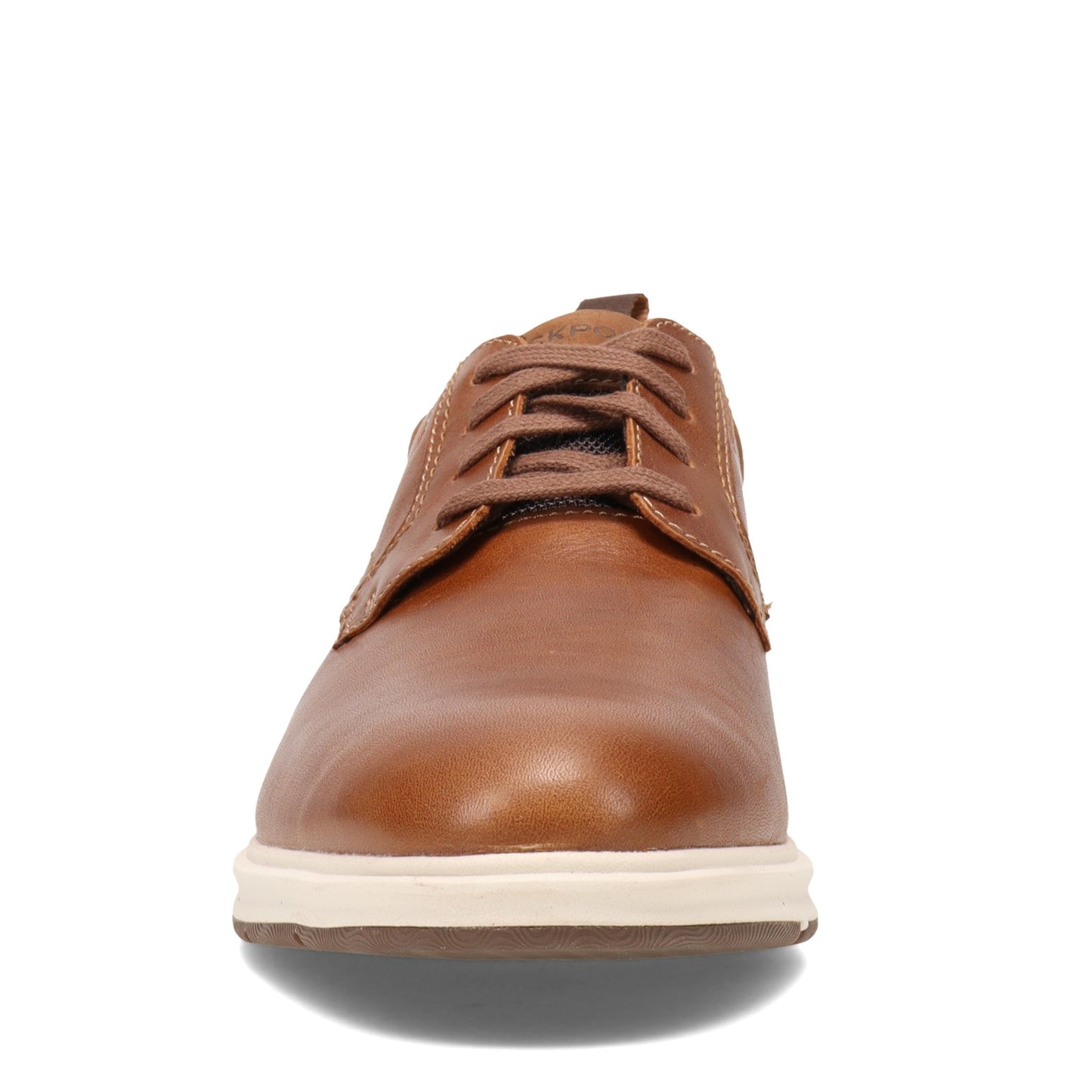 Peltz Shoes Men's Rockport Total Motion City Plain Toe Oxford TAN CI5638