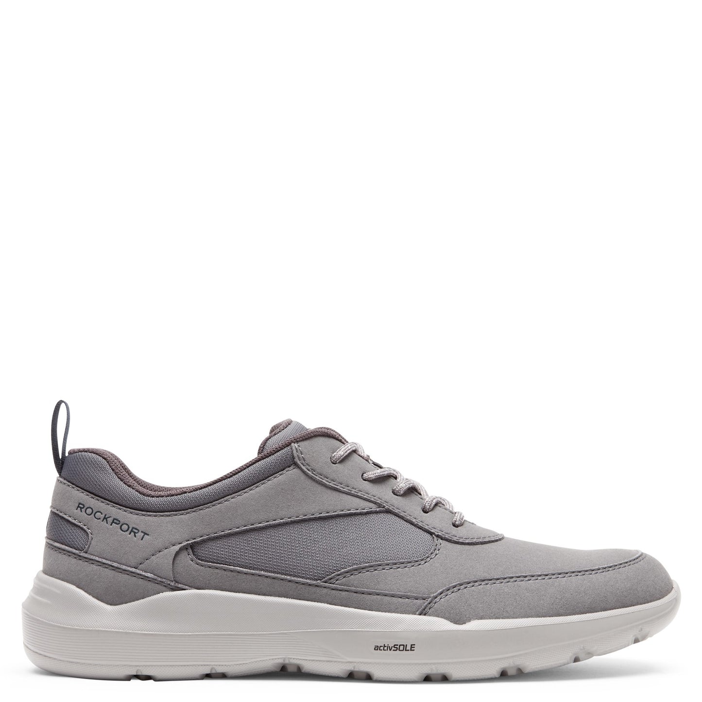 Peltz Shoes Men's Rockport Truflex Evolution Ubal Sneaker STEEL GREY CI6084