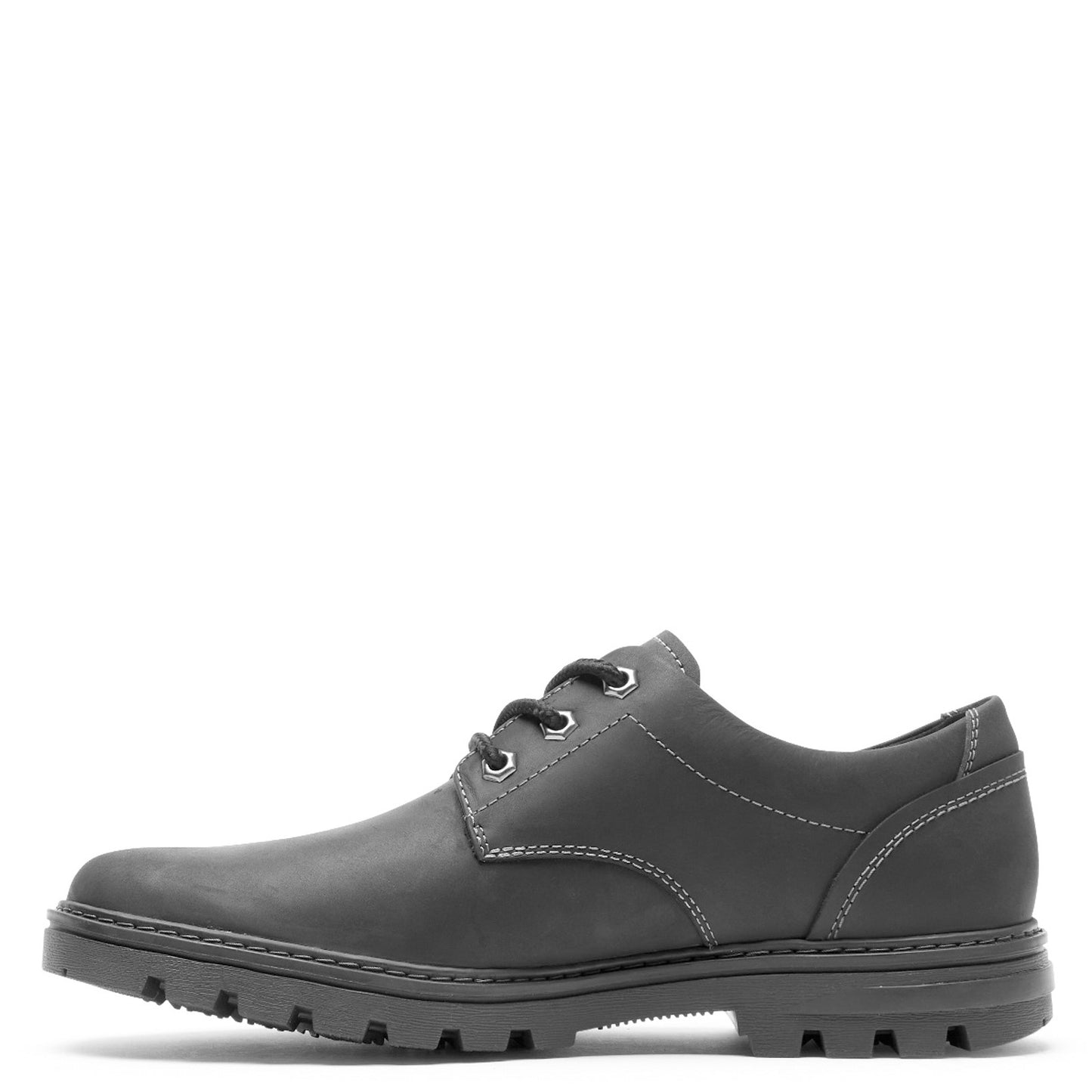 Peltz Shoes Men's Rockport Weather or Not Waterproof Plain Toe Oxford BLACK CI6154