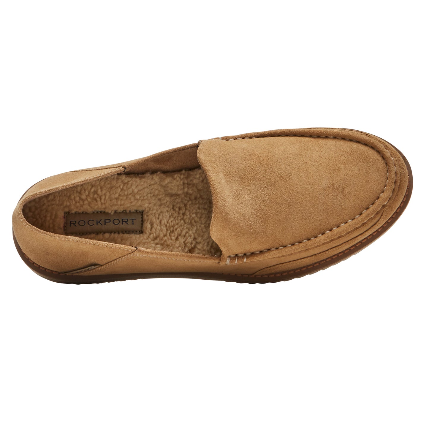 Peltz Shoes Men's Rockport Axelrod Crushback Slip-On VICUNA CI6933