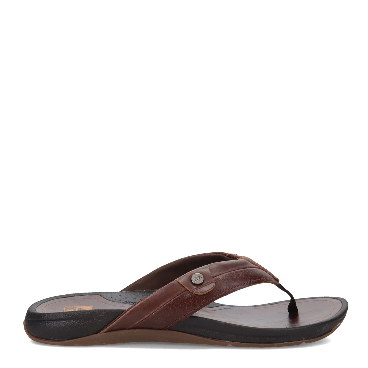 Peltz Shoes Men's Reef Pacific Sandal Brown Leather CI7991