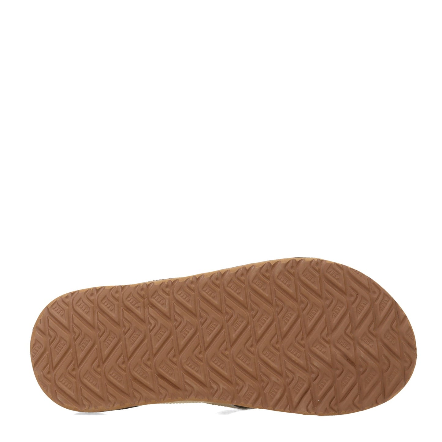 Peltz Shoes Men's Reef Cushion Phantom Sandal Beige/Brown CI8061