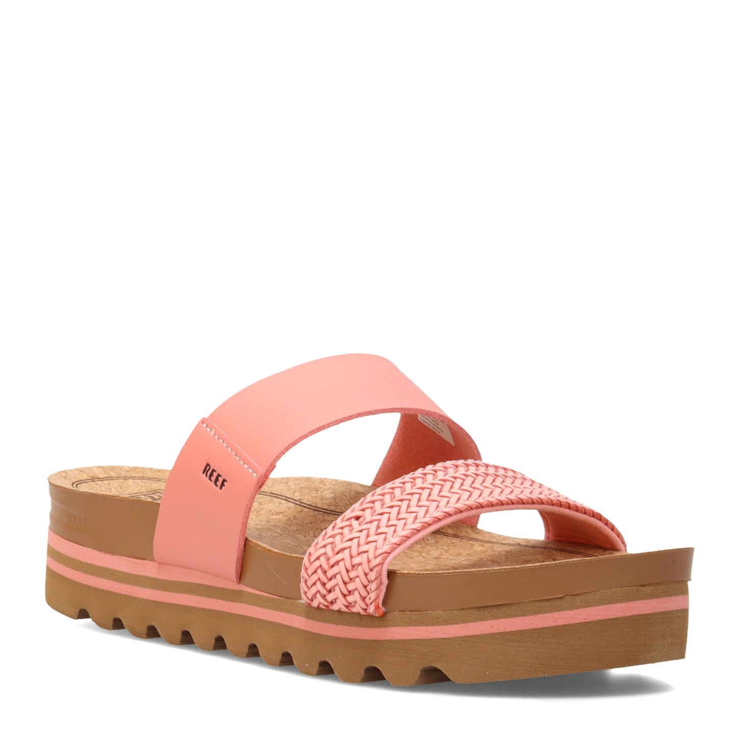 Peltz Shoes Women's Reef Cushion Vista Hi Slide Black Multi CI8094