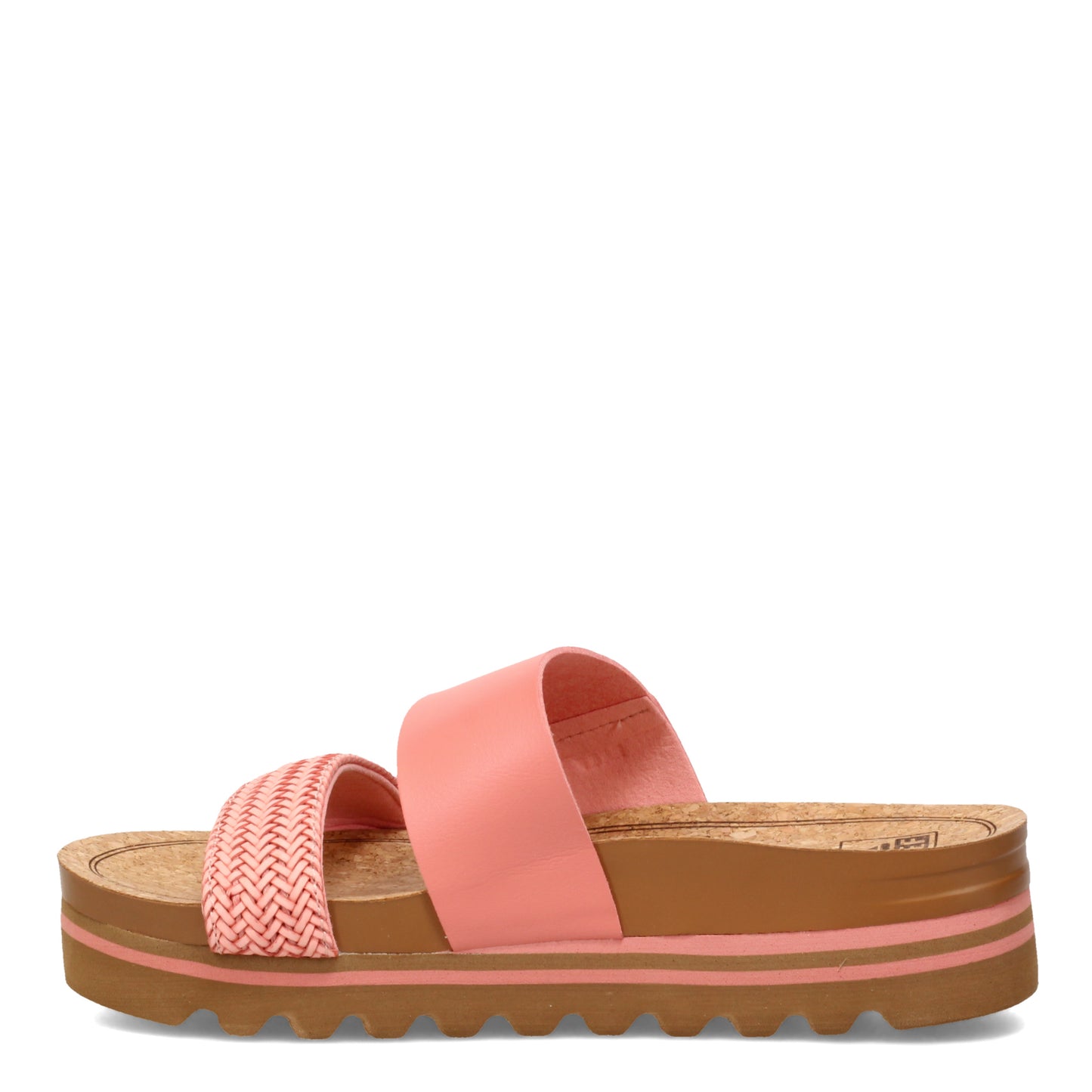 Peltz Shoes Women's Reef Cushion Vista Hi Slide Black Multi CI8094