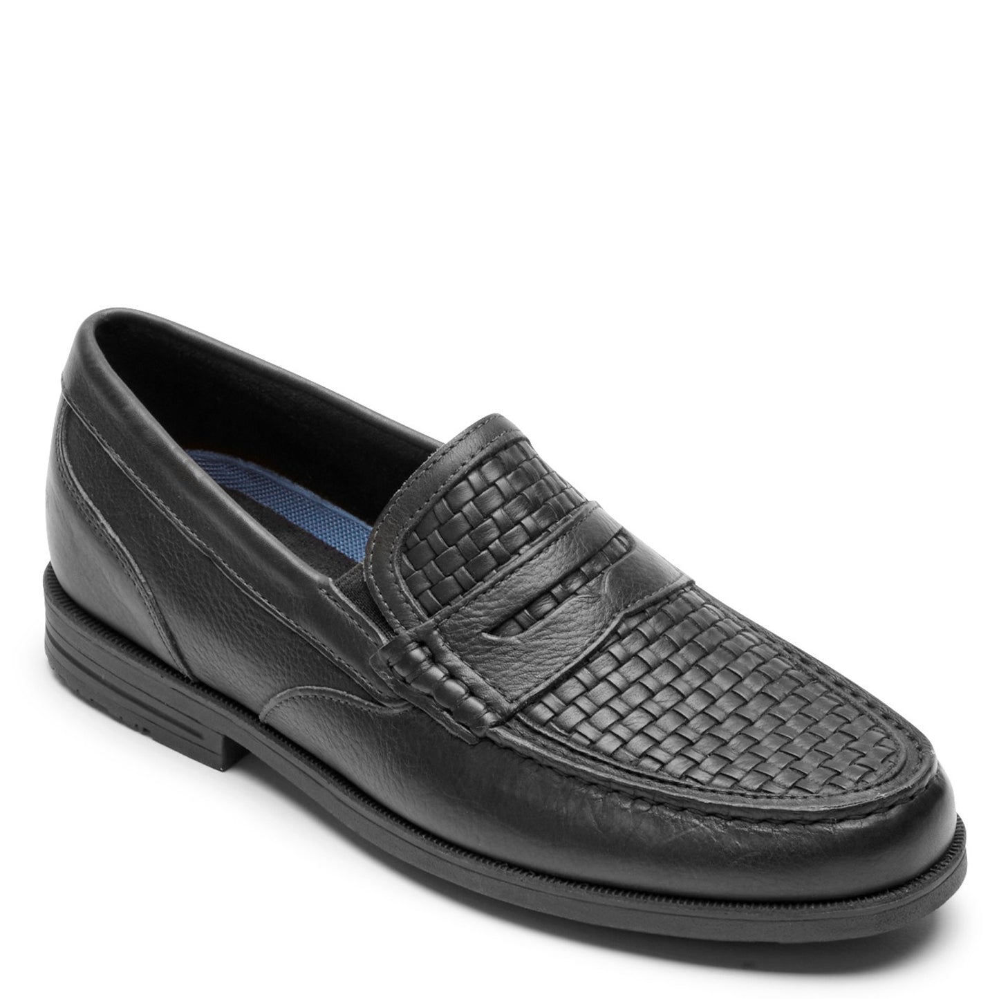 Peltz Shoes Men's Rockport Preston Penny Loafer BLACK CI8364