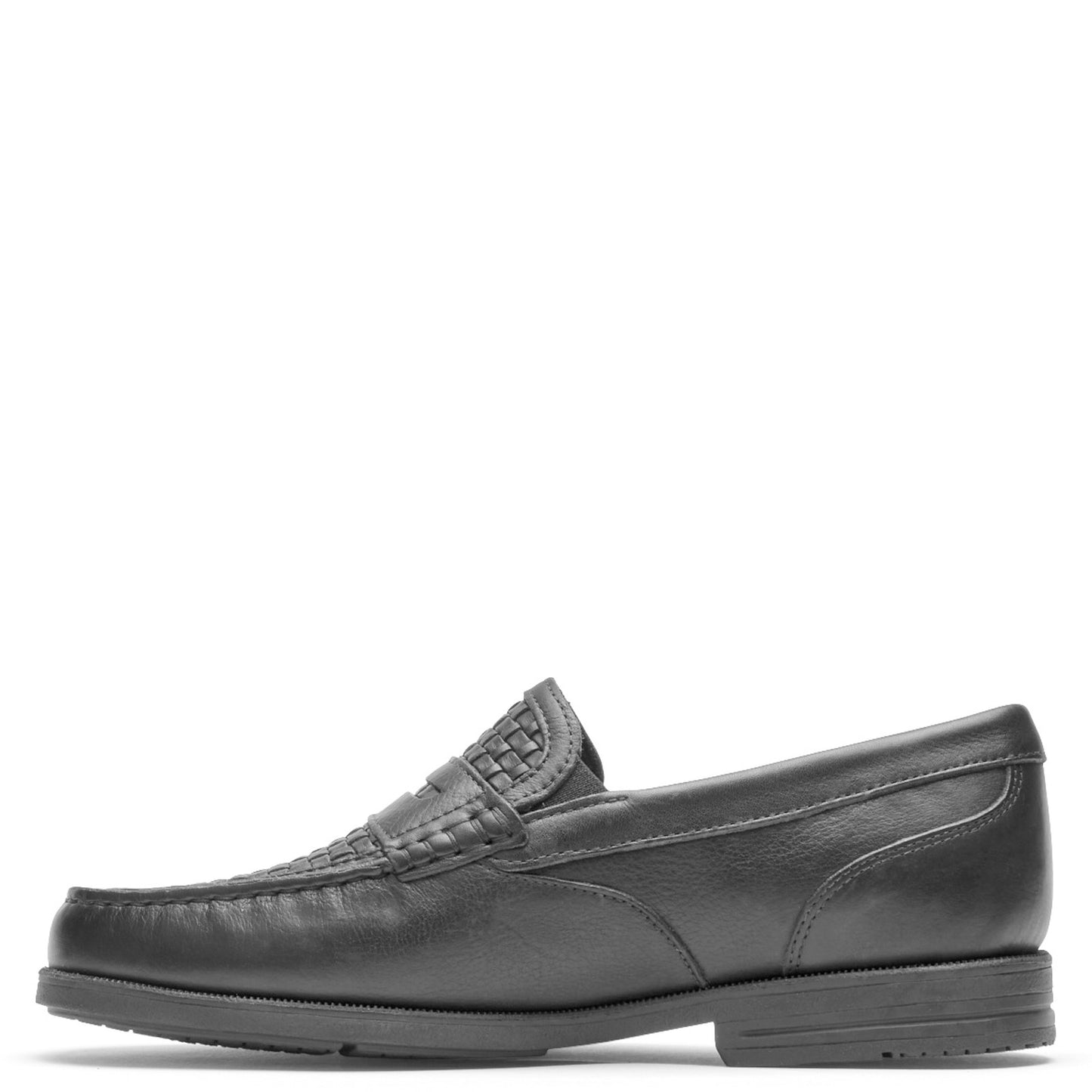 Peltz Shoes Men's Rockport Preston Penny Loafer BLACK CI8364