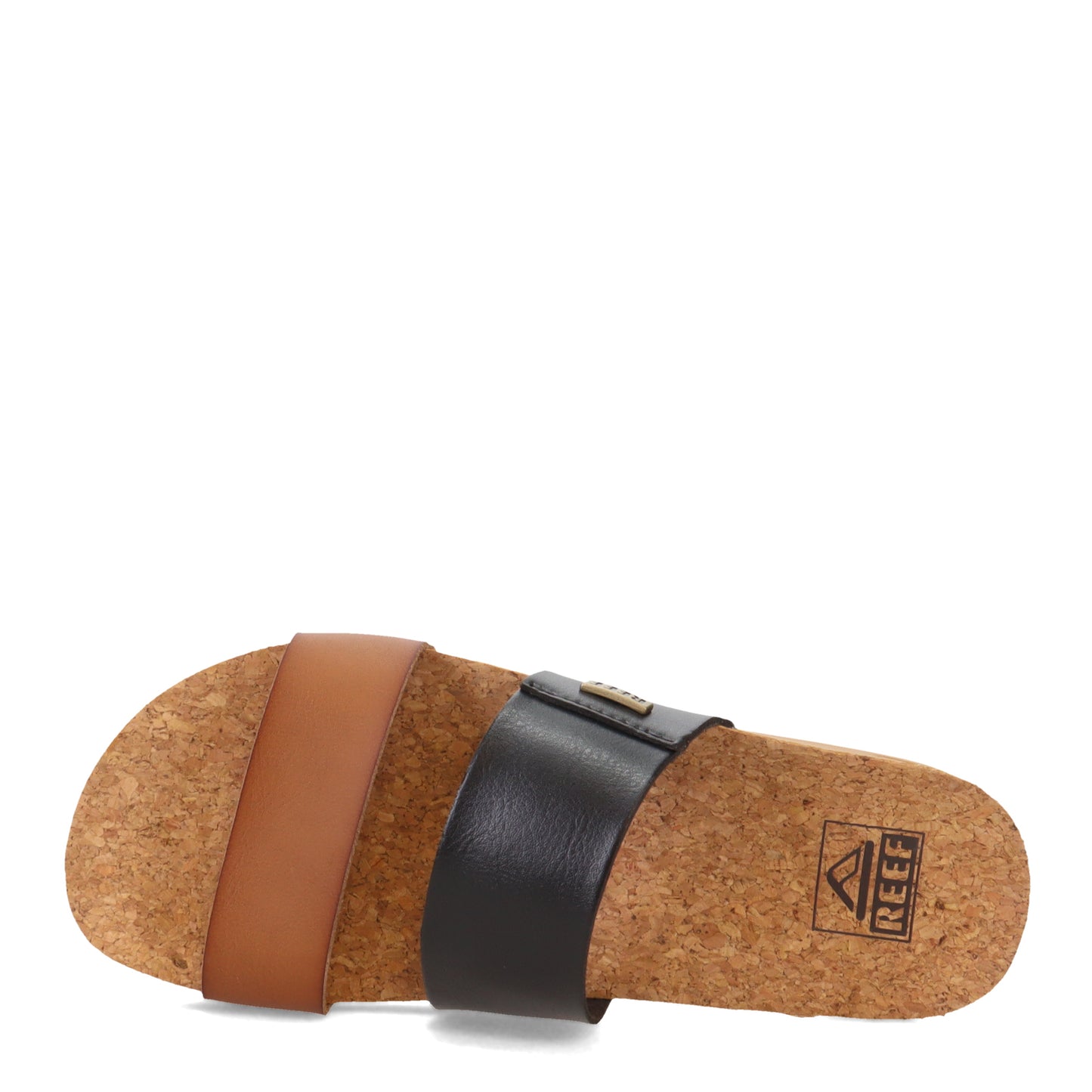 Peltz Shoes Women's Reef Cushion Bounce Vista Slide Black Duo CI8726