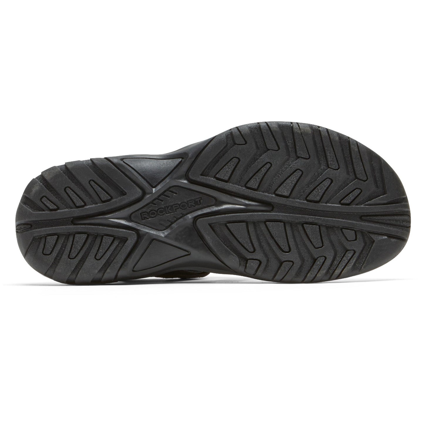 Peltz Shoes Men's Rockport Byron Fisherman Sandal BLACK CI8913